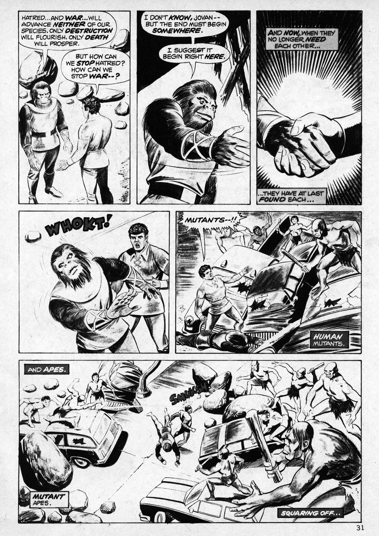Read online Planet of the Apes comic -  Issue #5 - 30