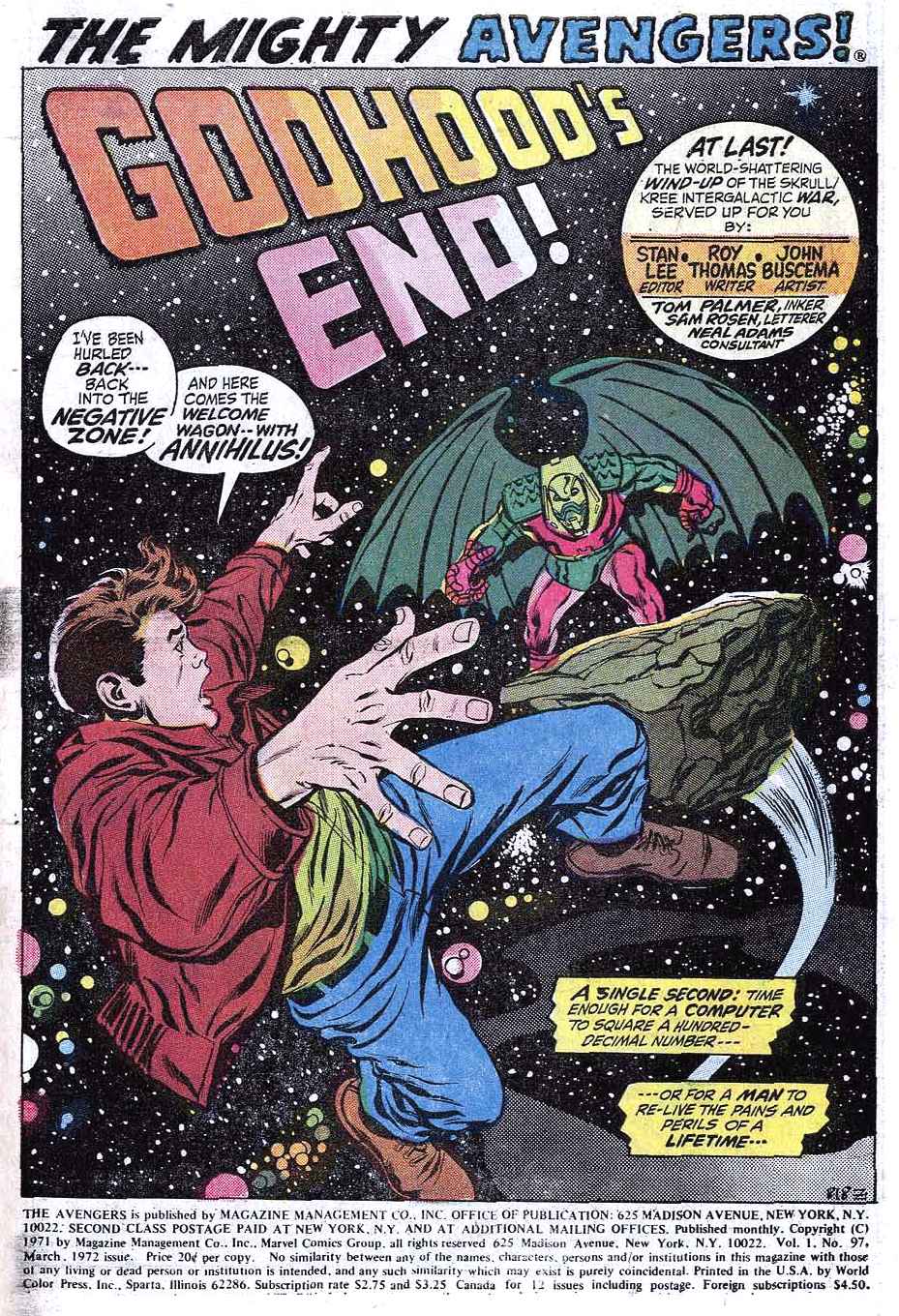 Read online The Avengers (1963) comic -  Issue #97 - 3
