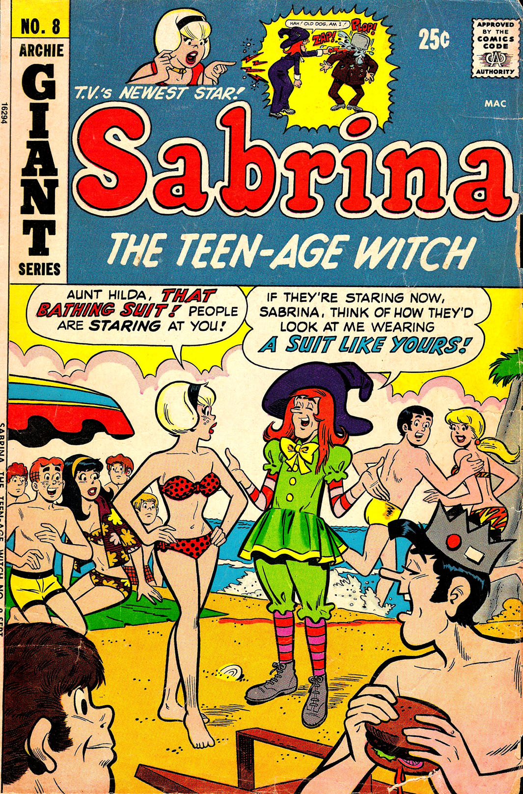 Read online Sabrina The Teenage Witch (1971) comic -  Issue #8 - 1