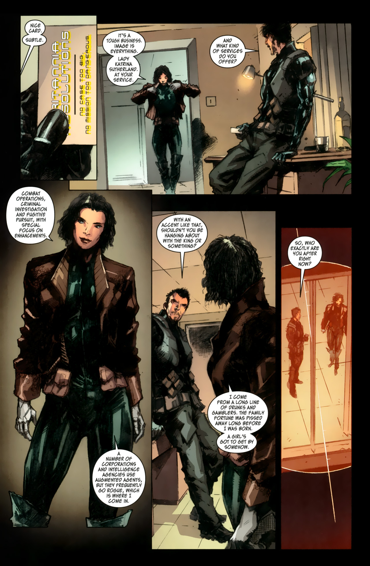 Read online Deus Ex comic -  Issue #2 - 21