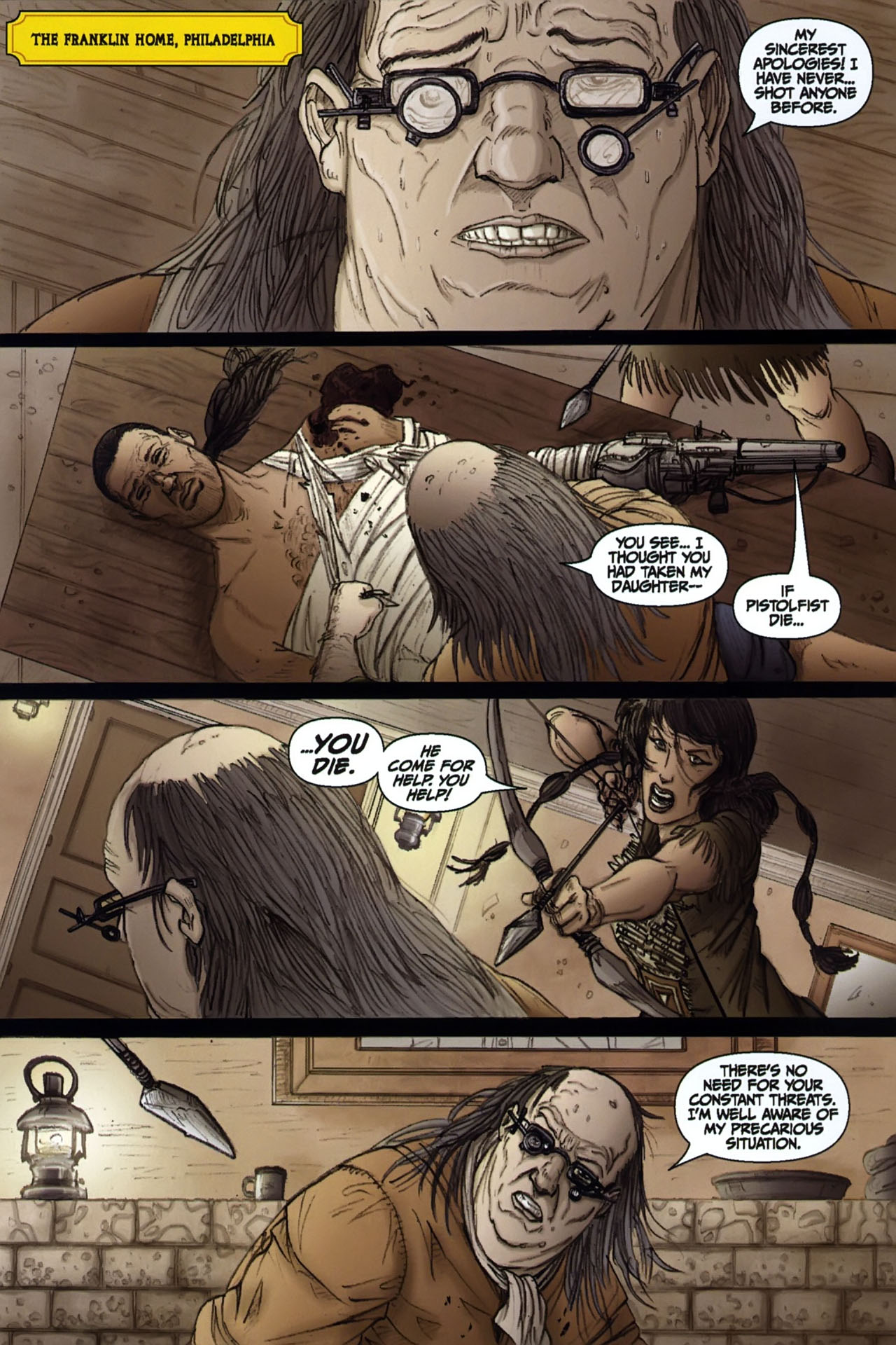 Read online Pistolfist Revolutionary Warrior comic -  Issue #3 - 8