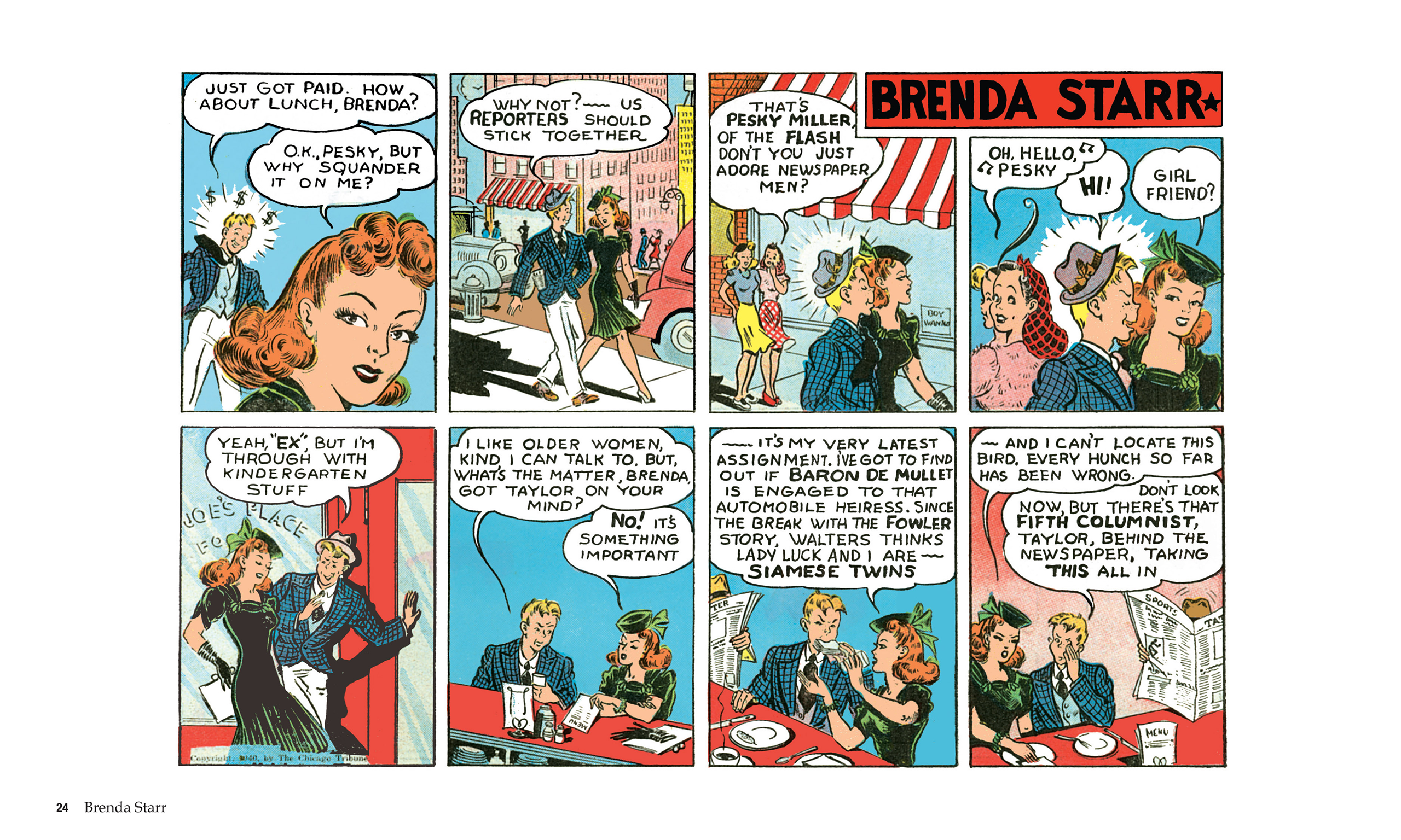 Read online Brenda Starr, Reporter: The Collected Dailies and Sundays comic -  Issue # TPB (Part 1) - 25