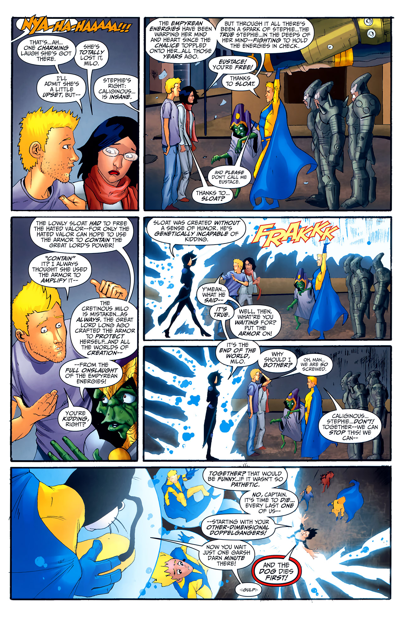 Read online Hero Squared: Love And Death comic -  Issue #3 - 9