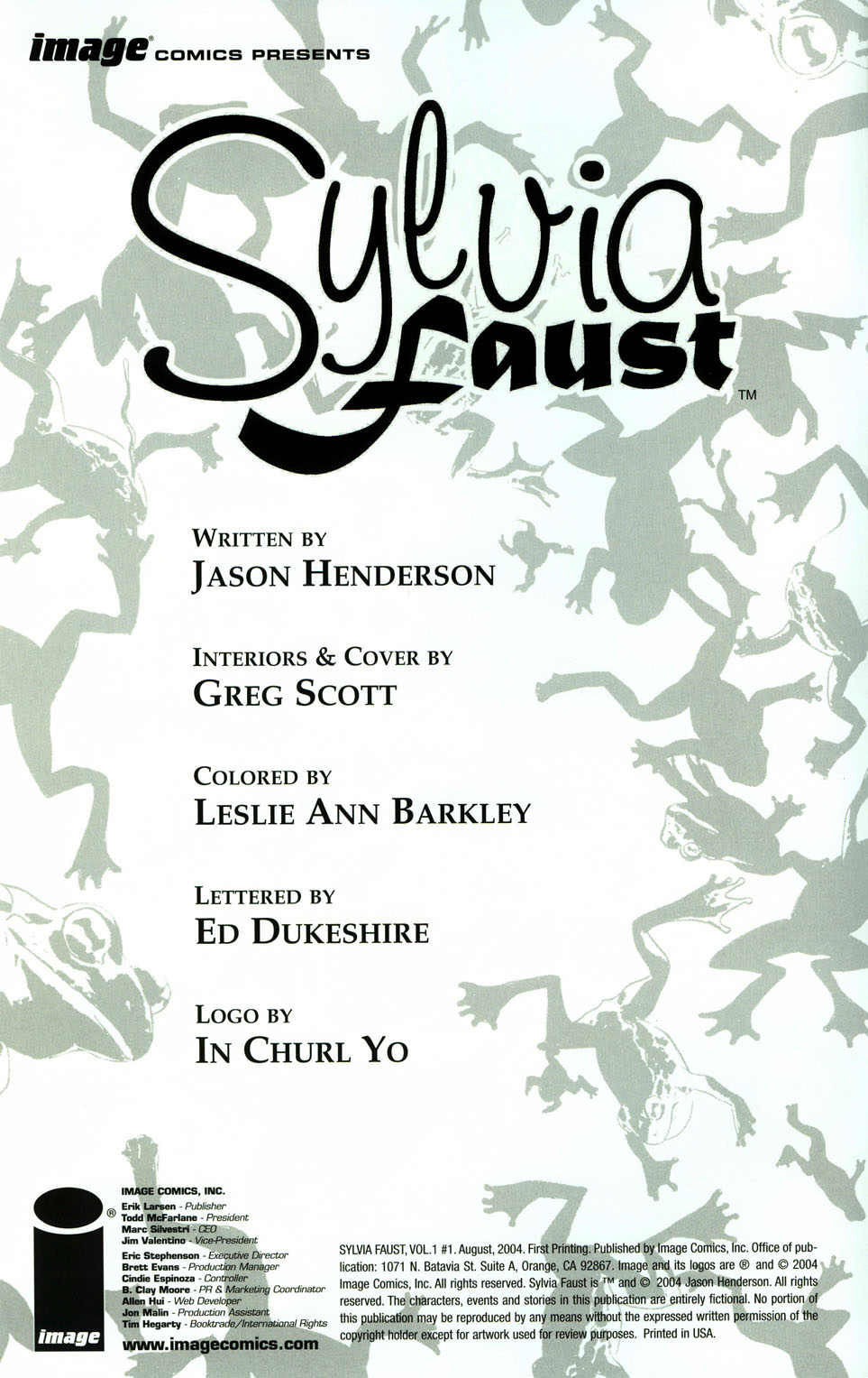 Read online Sylvia Faust comic -  Issue #1 - 2