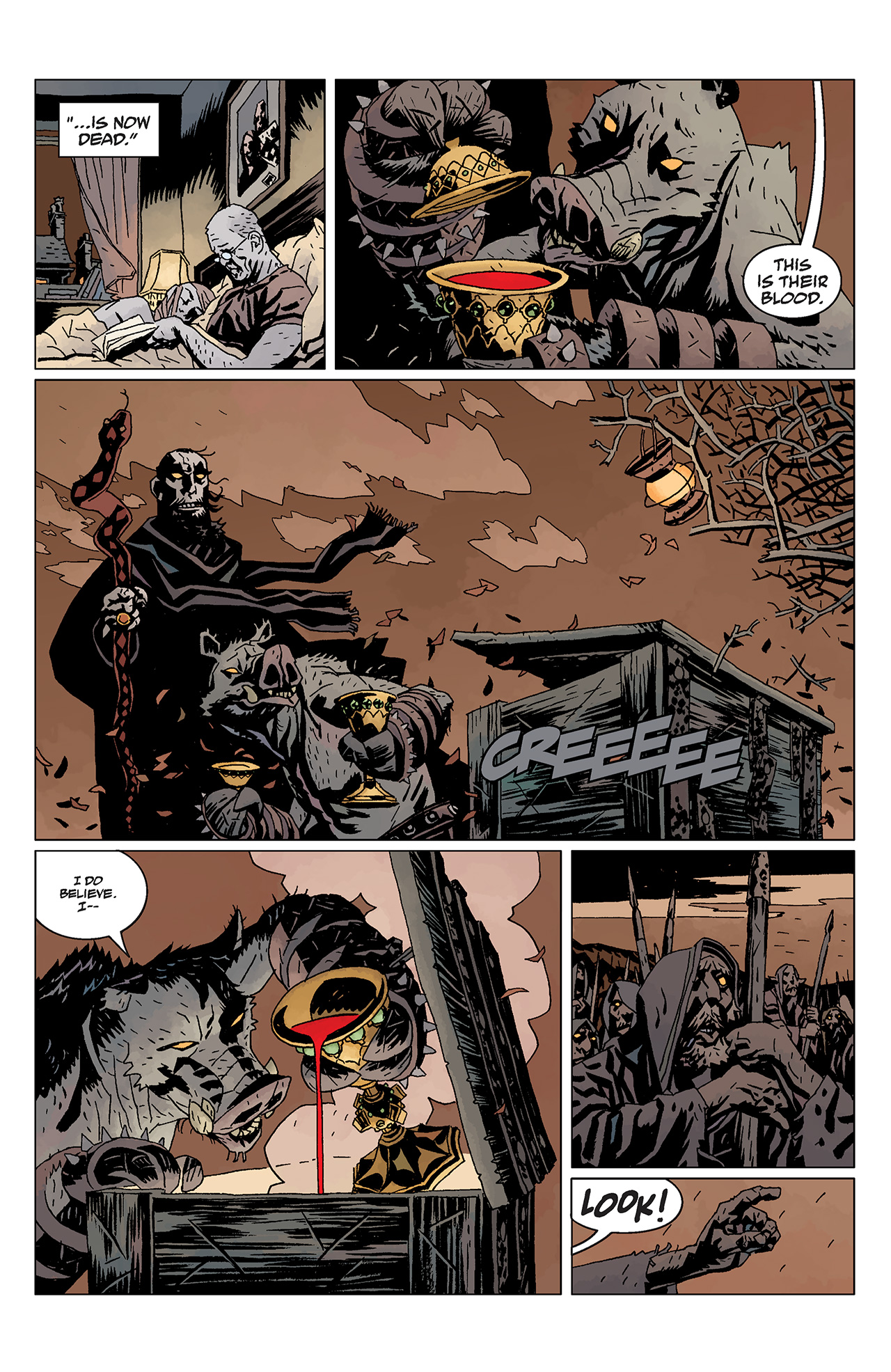 Read online Hellboy: The Wild Hunt comic -  Issue #2 - 19