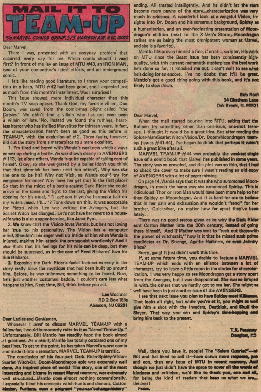 Read online Marvel Team-Up (1972) comic -  Issue #48 - 12