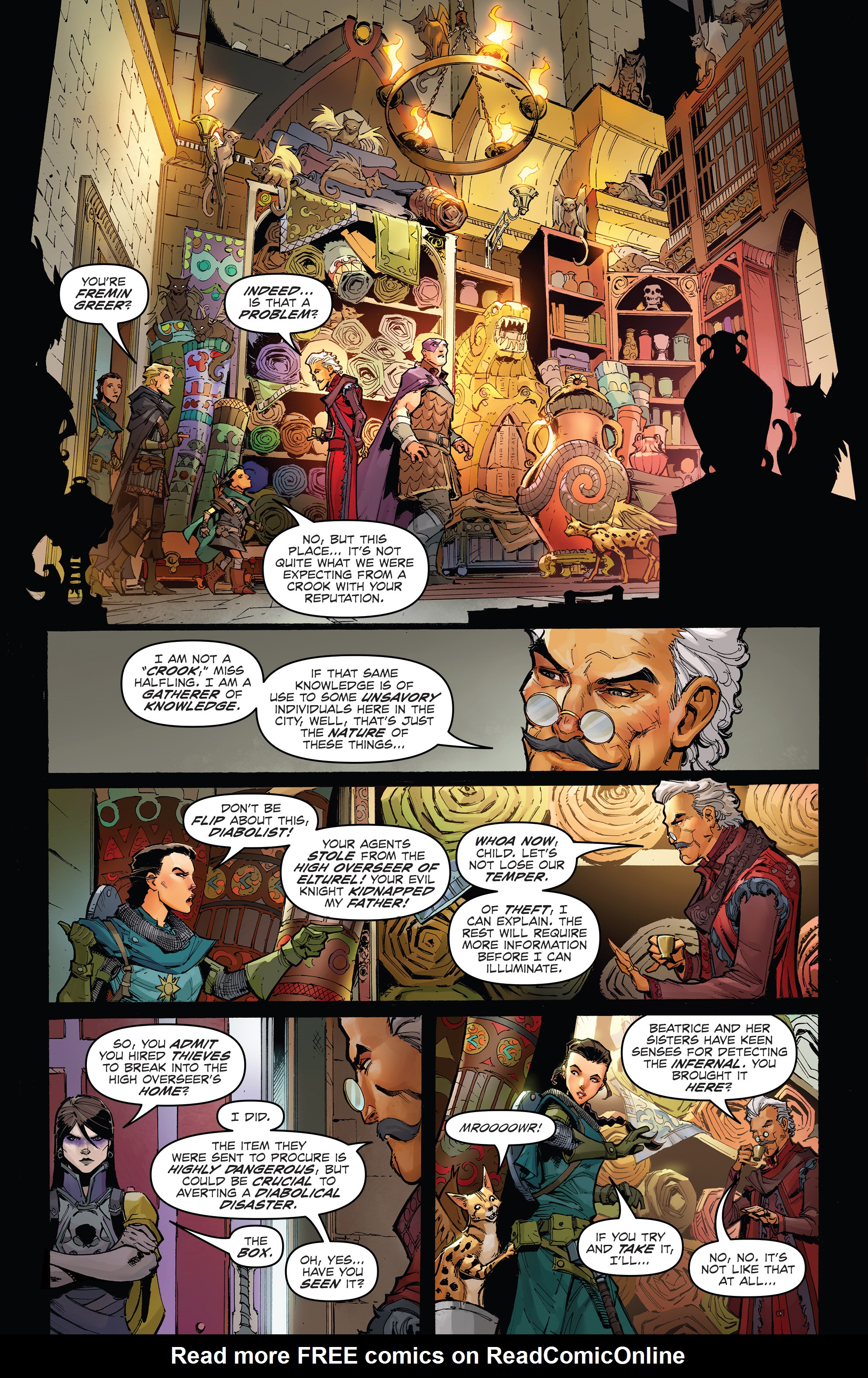 Read online Dungeons & Dragons: Infernal Tides comic -  Issue #1 - 14