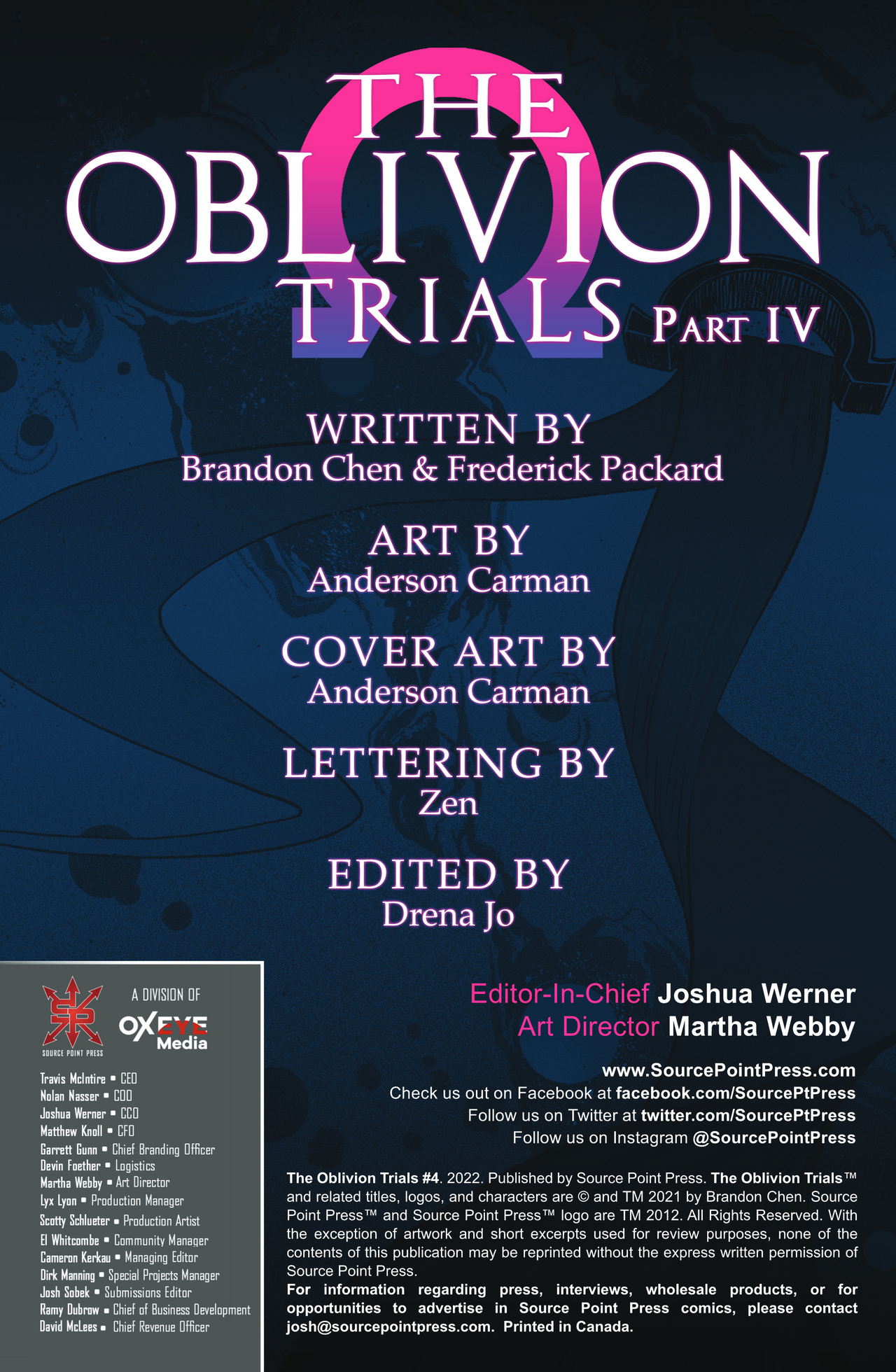 Read online The Oblivion Trials comic -  Issue #4 - 2