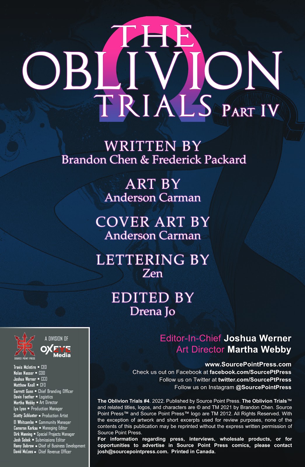 The Oblivion Trials issue 4 - Page 2