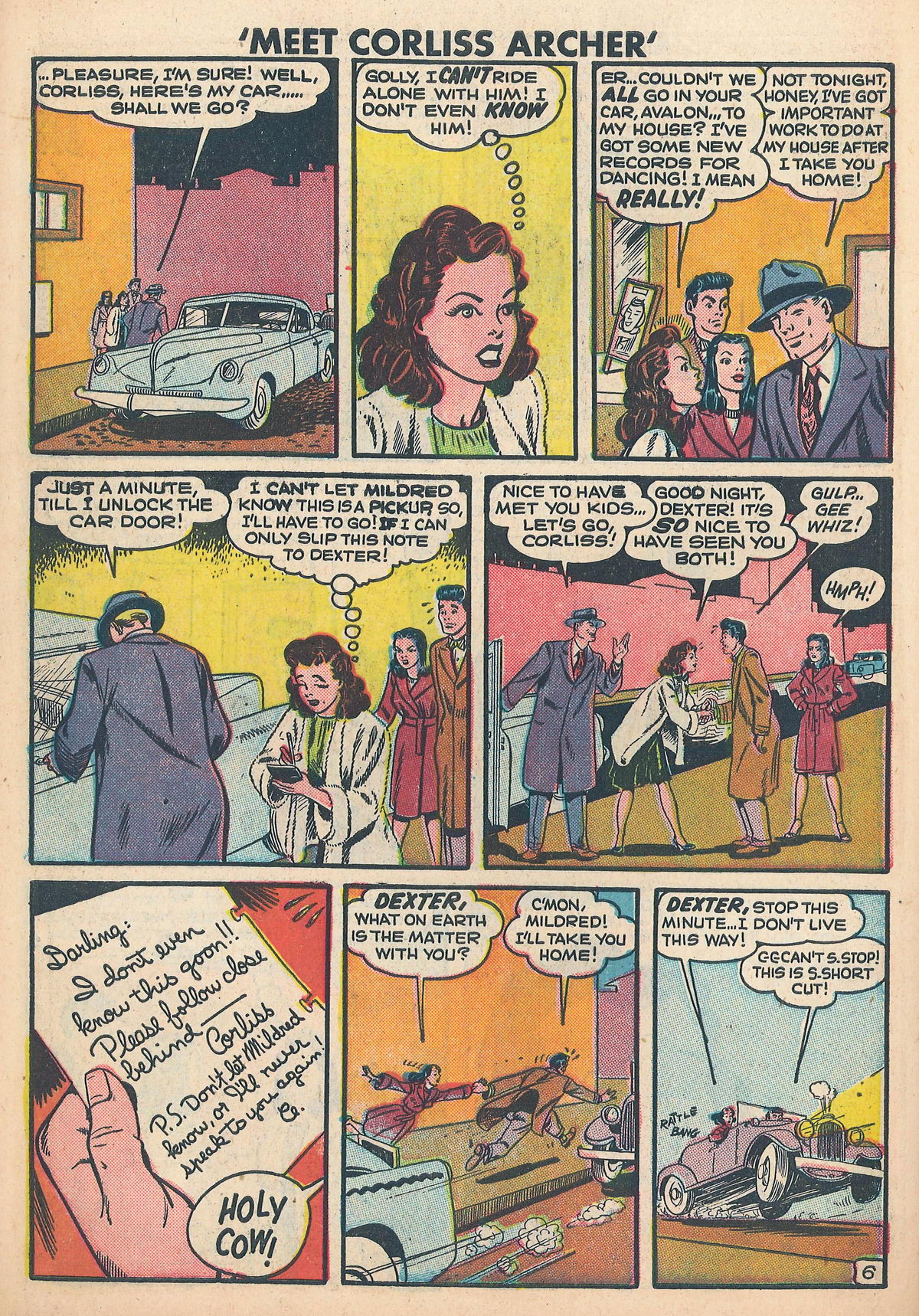 Read online Meet Corliss Archer comic -  Issue #2 - 26