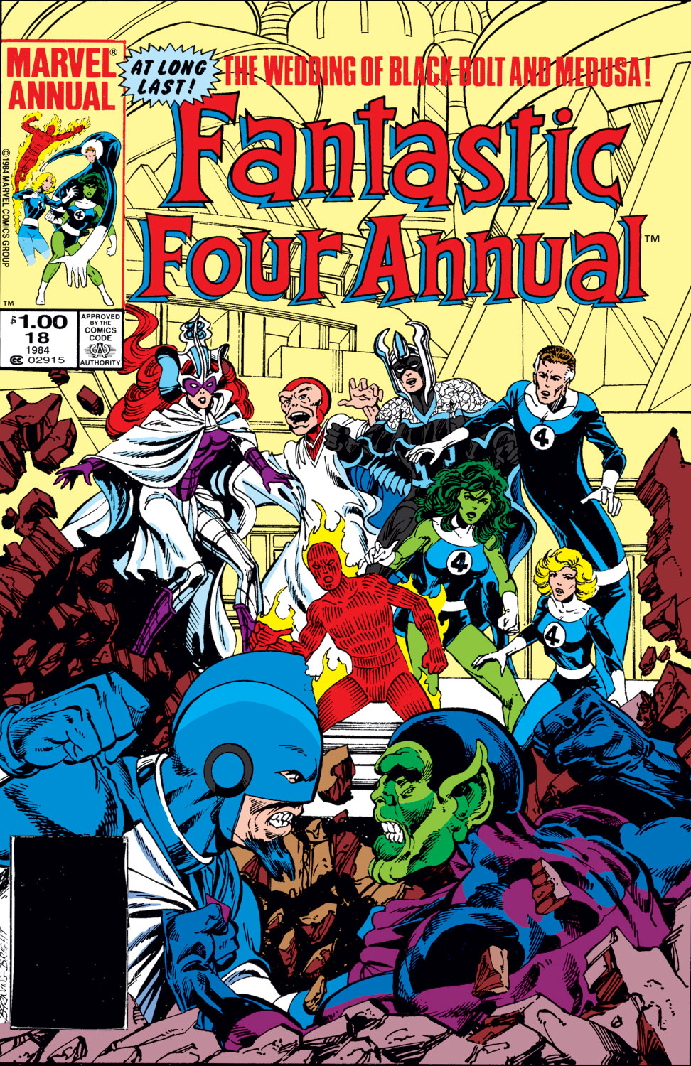 Read online Fantastic Four (1961) comic -  Issue # _Annual 18 - 1
