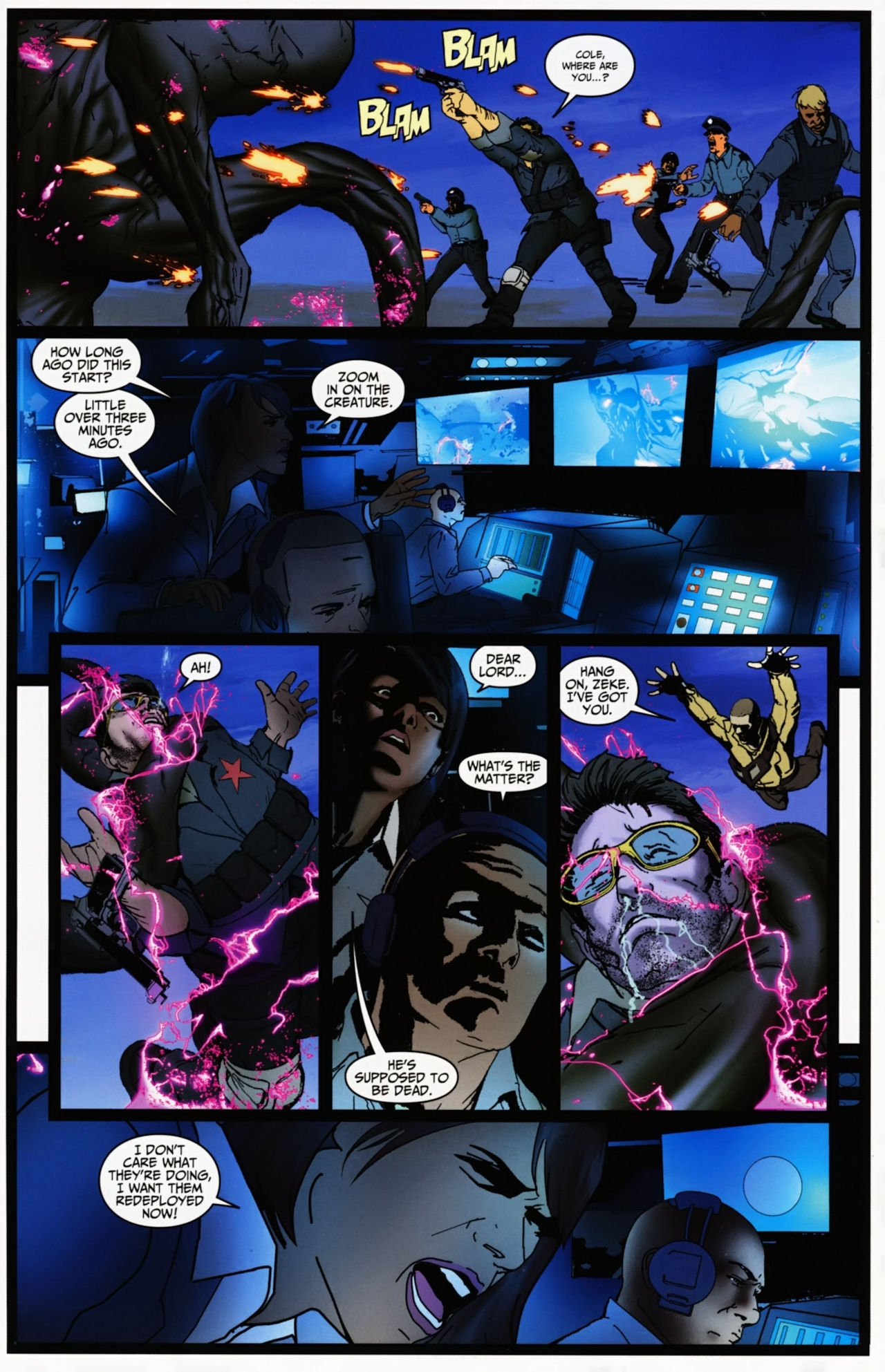 Read online inFamous comic -  Issue #3 - 7