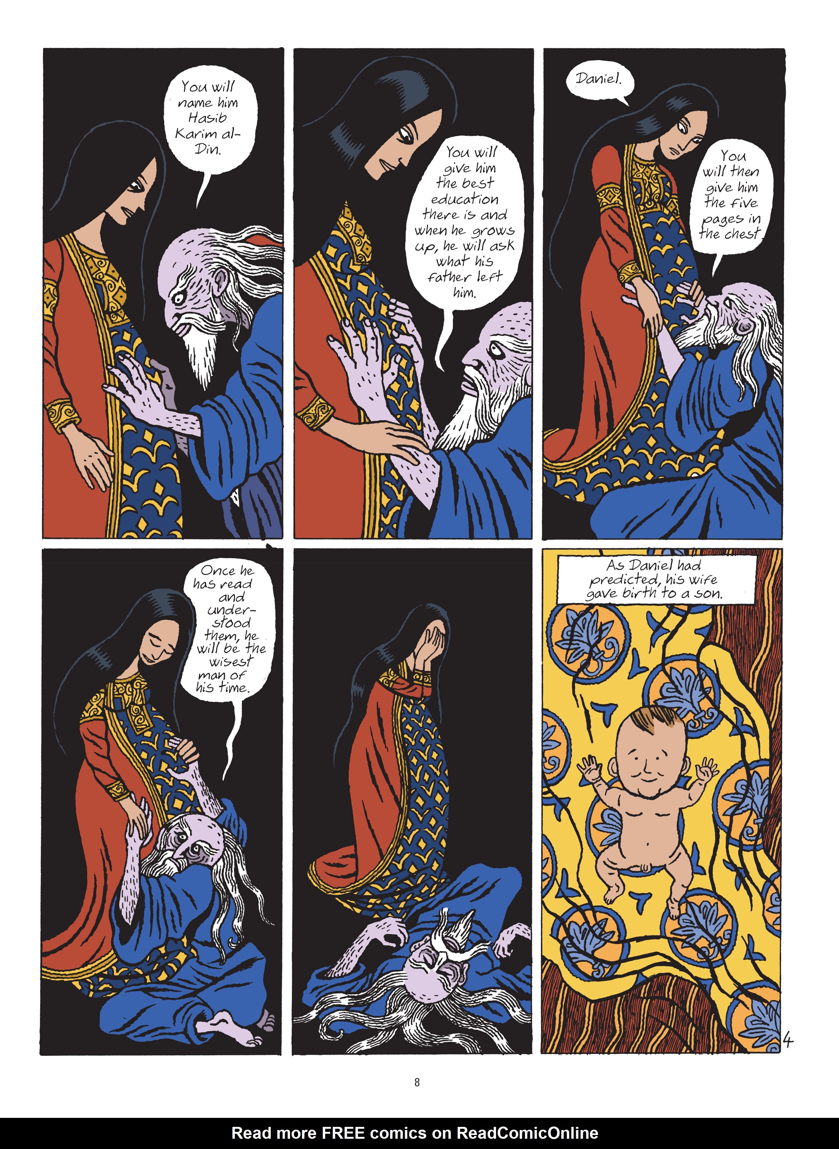 Read online A Tale of a Thousand and One Nights: HASIB & the Queen of Serpents comic -  Issue # TPB - 8