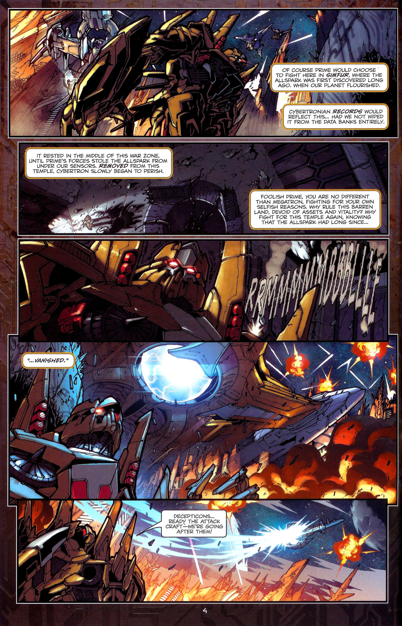 Read online Transformers: The Reign of Starscream comic -  Issue #1 - 7