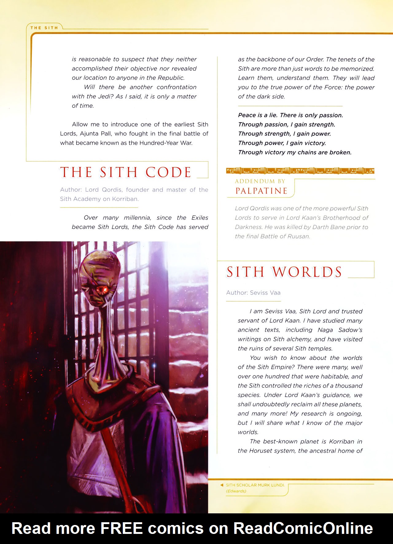 Read online Star Wars: Jedi vs. Sith - The Essential Guide To The Force comic -  Issue # TPB (Part 2) - 79