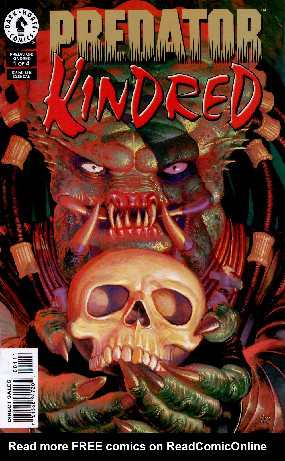 Read online Predator: Kindred comic -  Issue #1 - 1