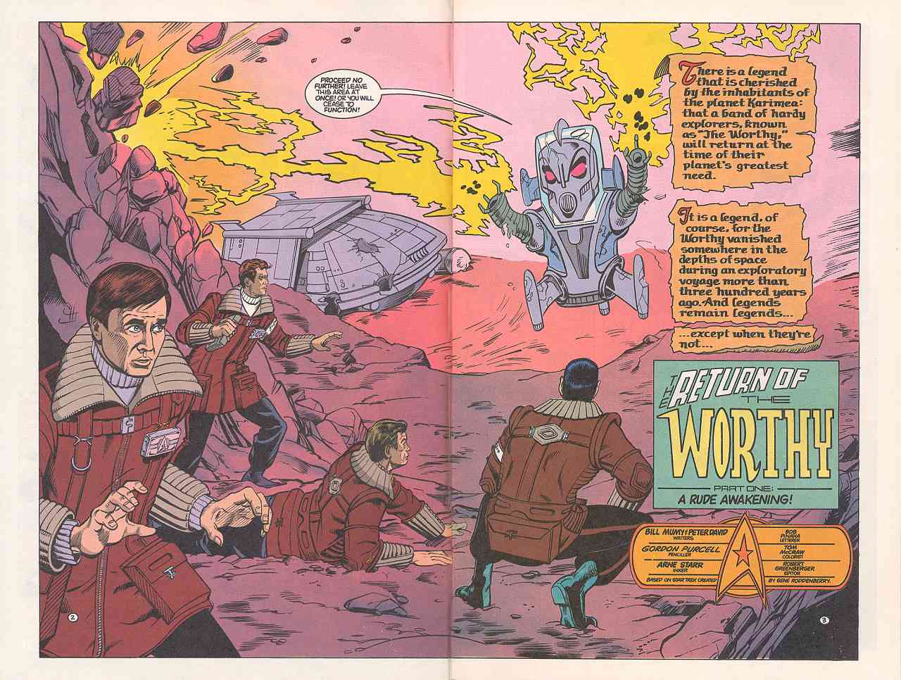 Read online Star Trek (1989) comic -  Issue #13 - 4