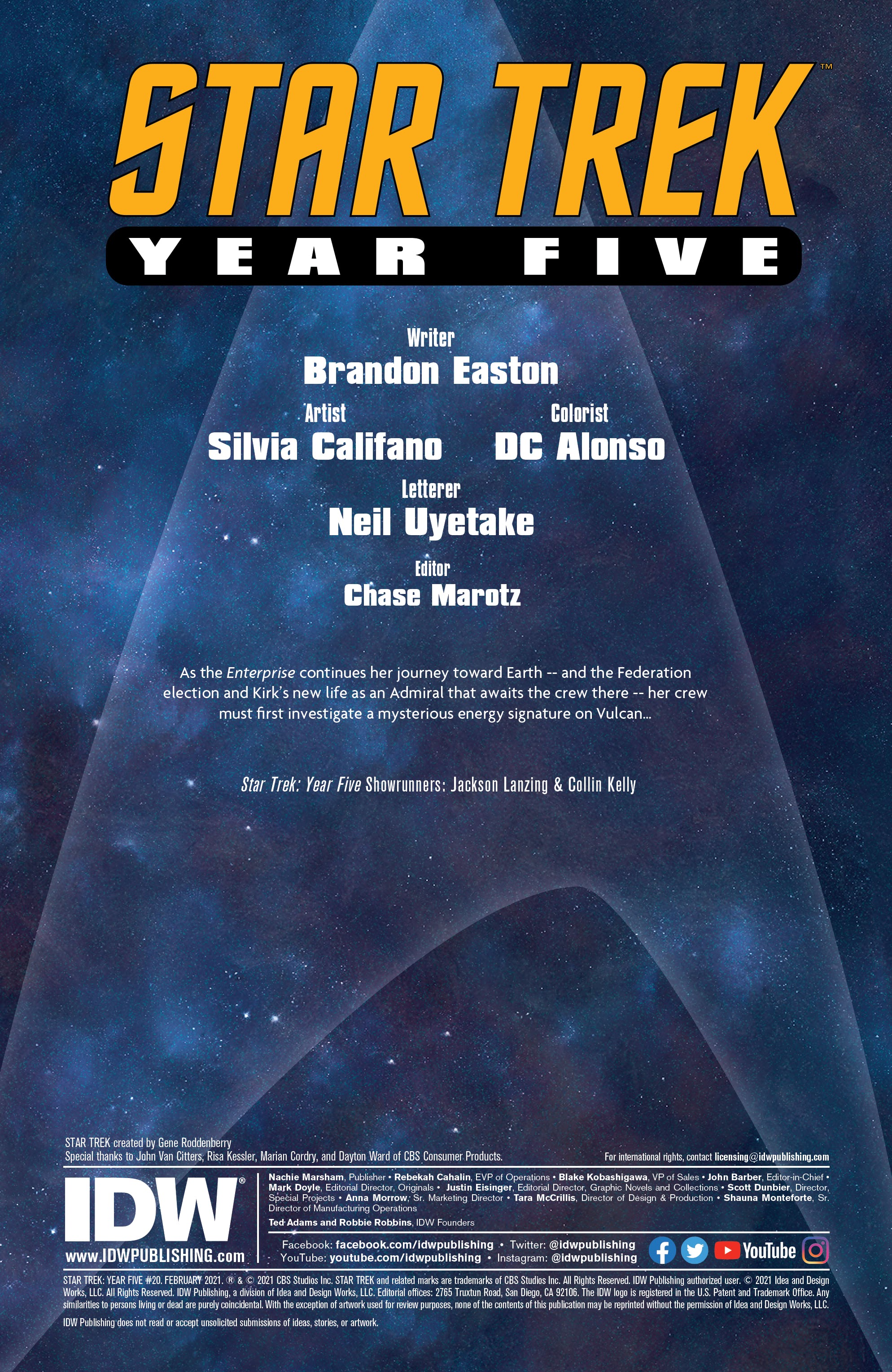 Read online Star Trek: Year Five comic -  Issue #20 - 2