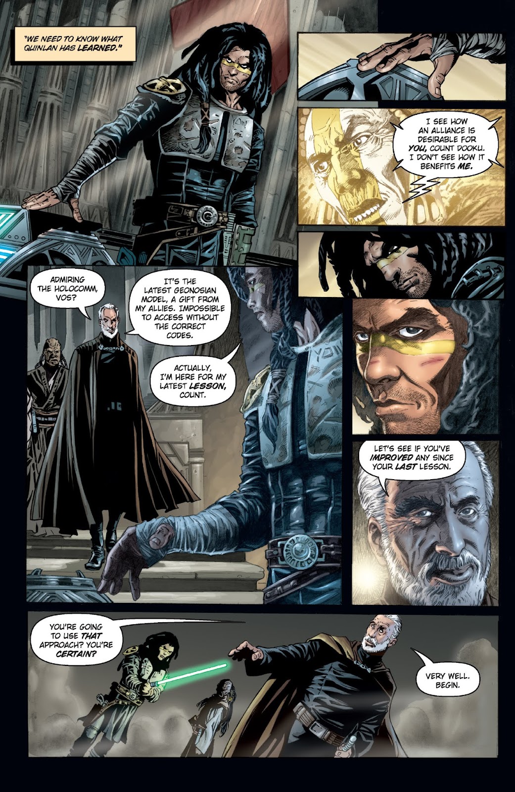 Star Wars: Jedi issue Issue Count Dooku - Page 15