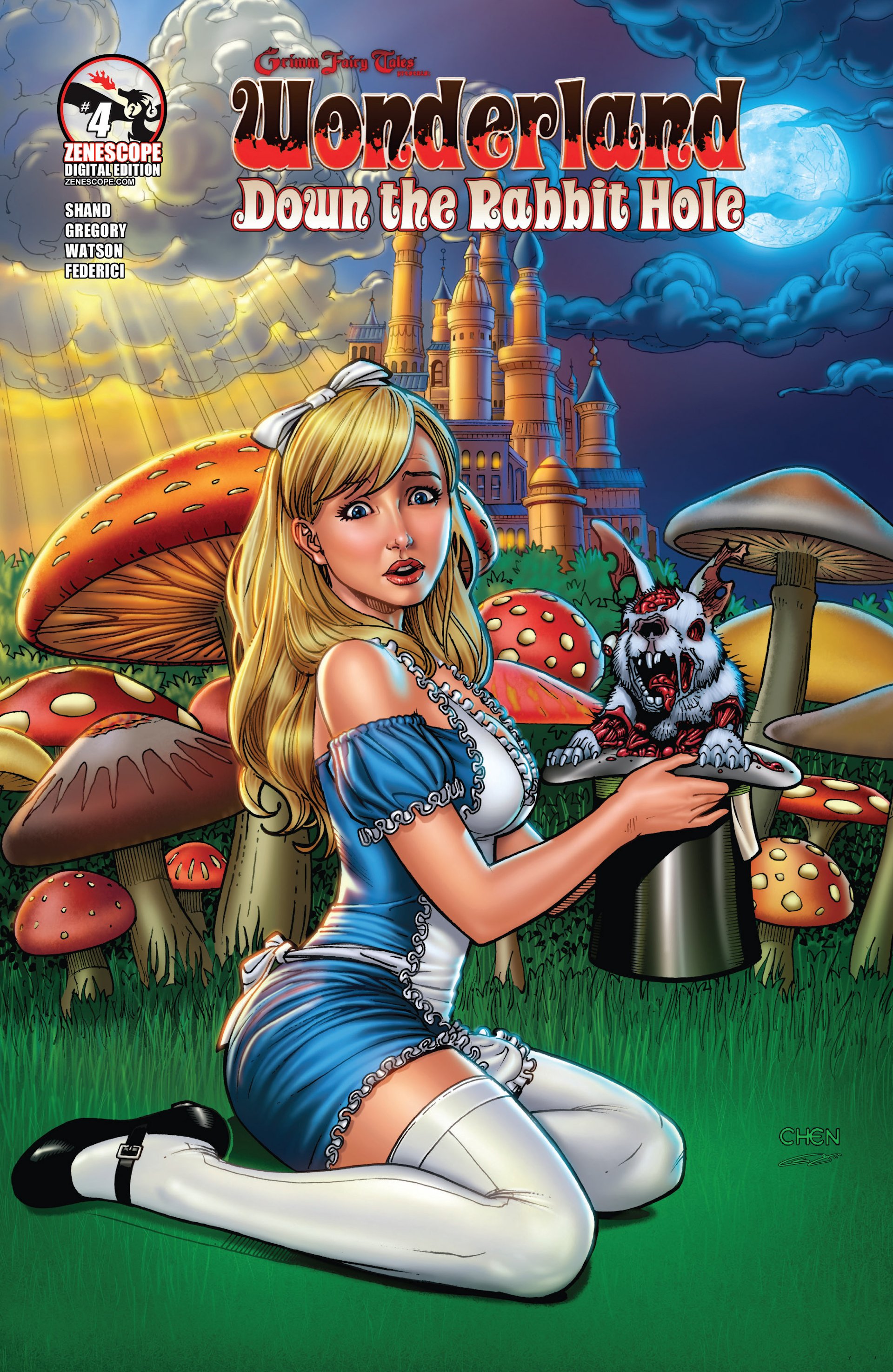 Read online Grimm Fairy Tales presents Wonderland: Down the Rabbit Hole comic -  Issue #4 - 2