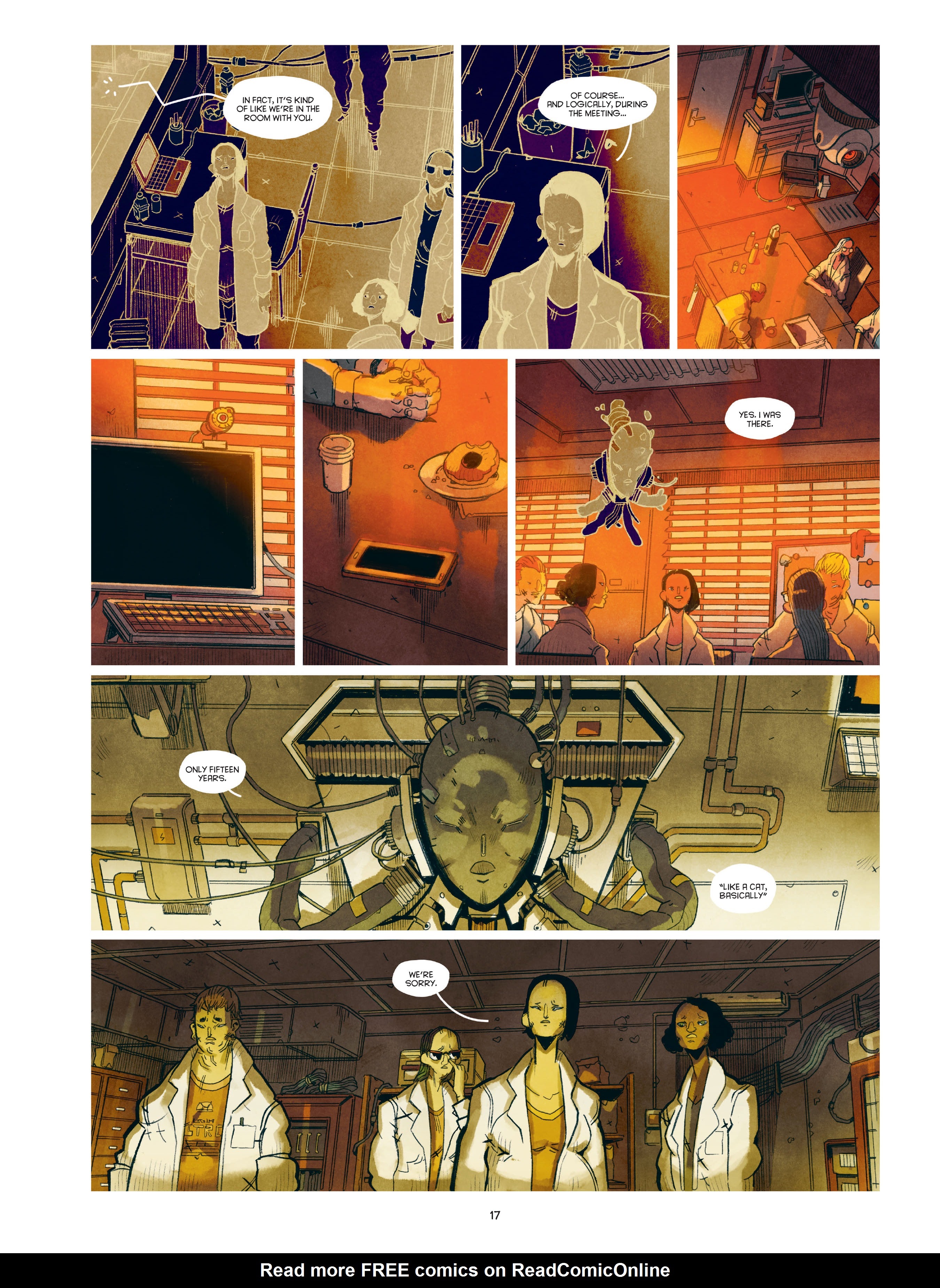 Read online Carbon & Silicon (2021) comic -  Issue #1 - 17