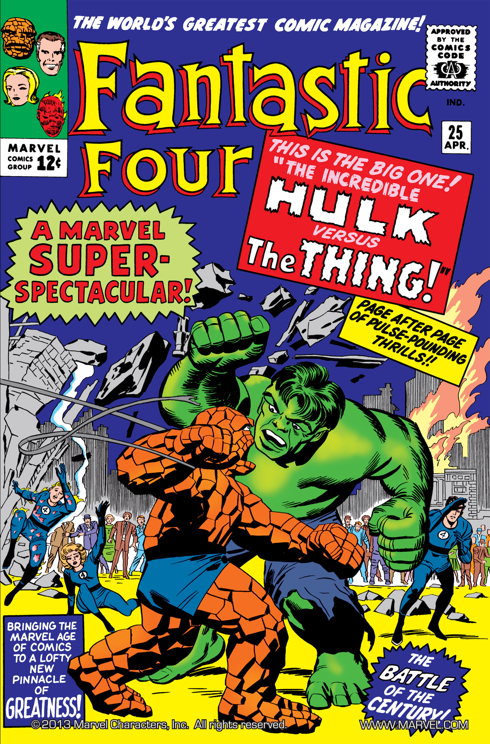 Read online Fantastic Four (1961) comic -  Issue #25 - 1