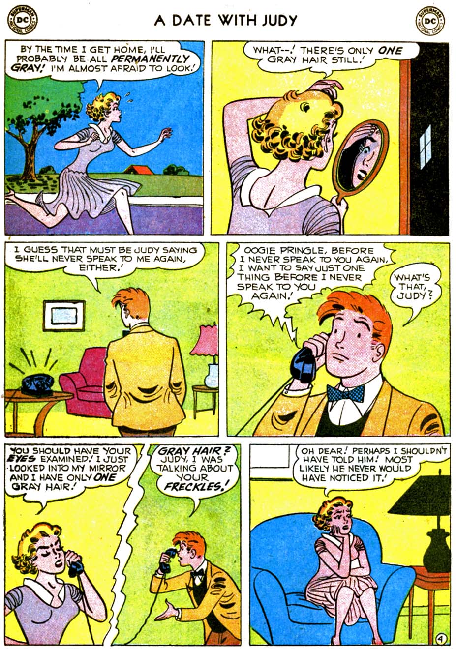 Read online A Date with Judy comic -  Issue #62 - 6