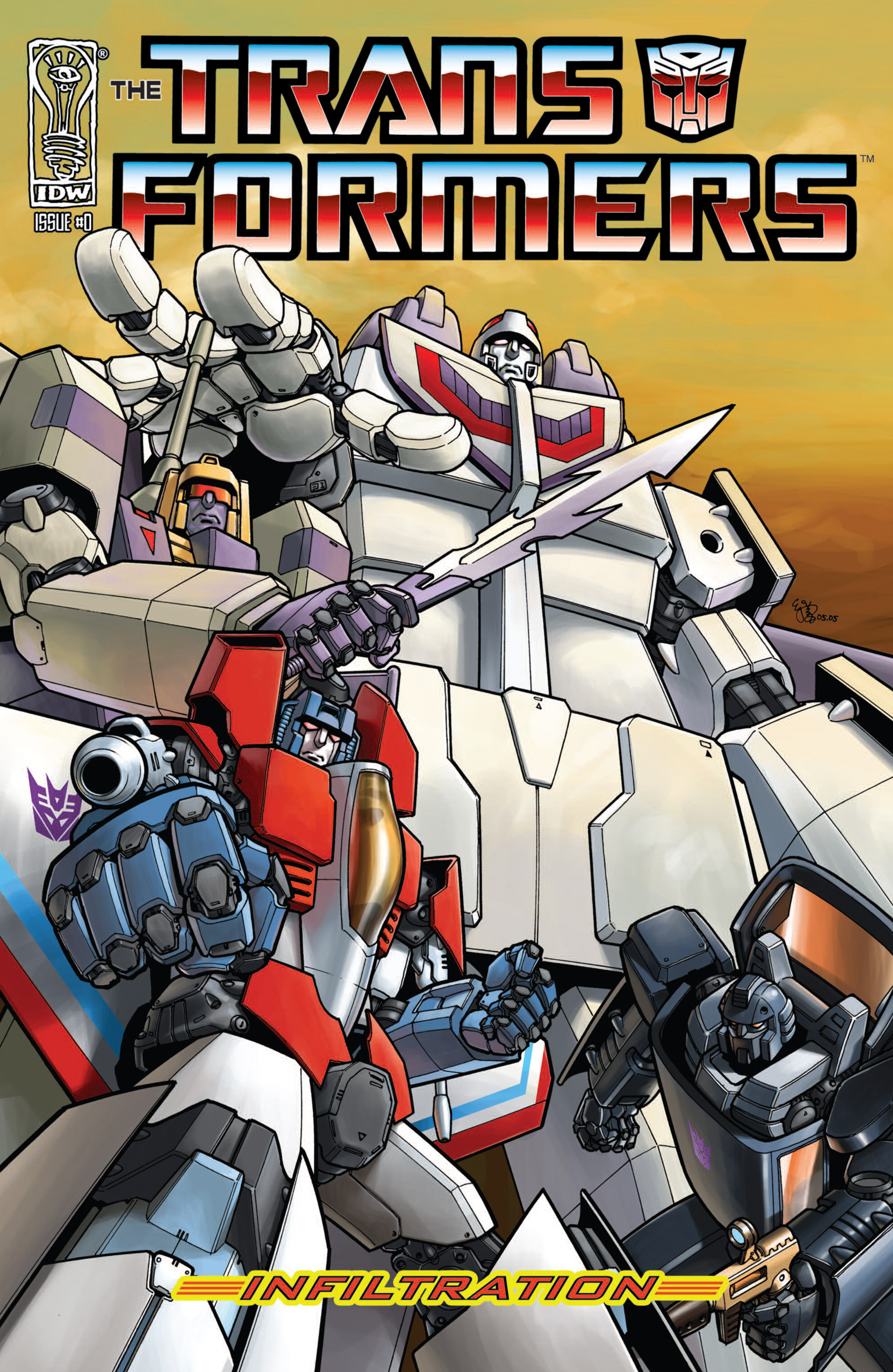 Read online The Transformers: Infiltration comic -  Issue #0 - 1