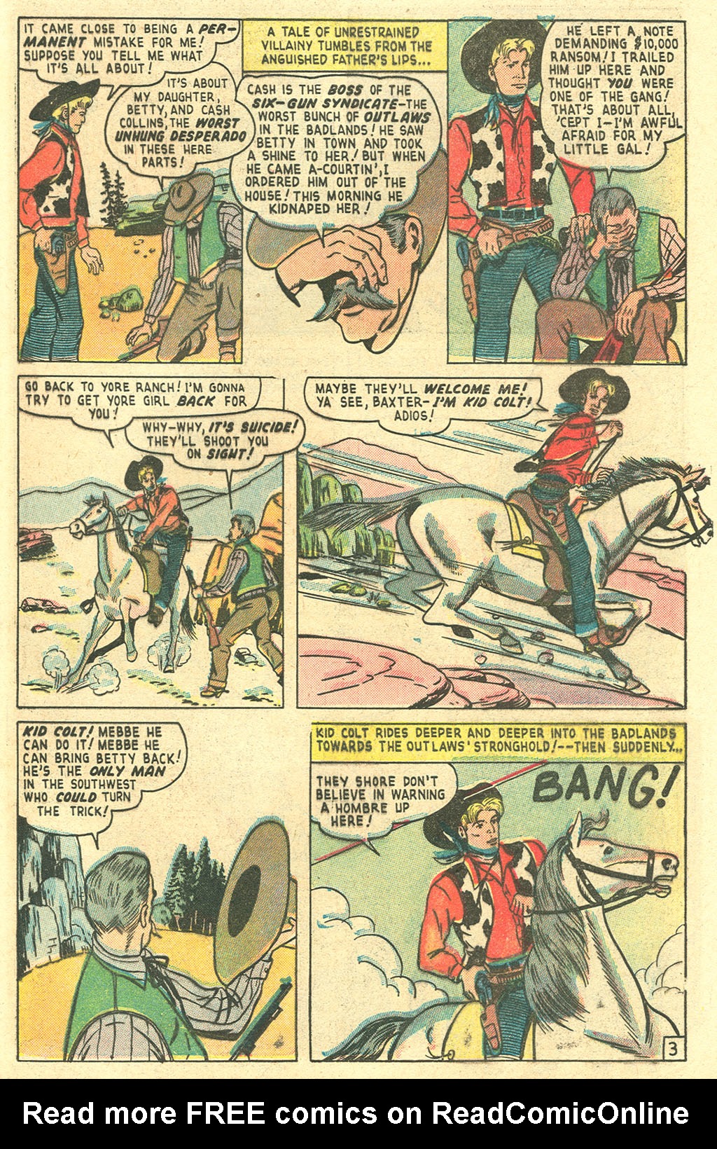 Read online Kid Colt Outlaw comic -  Issue #1 - 41
