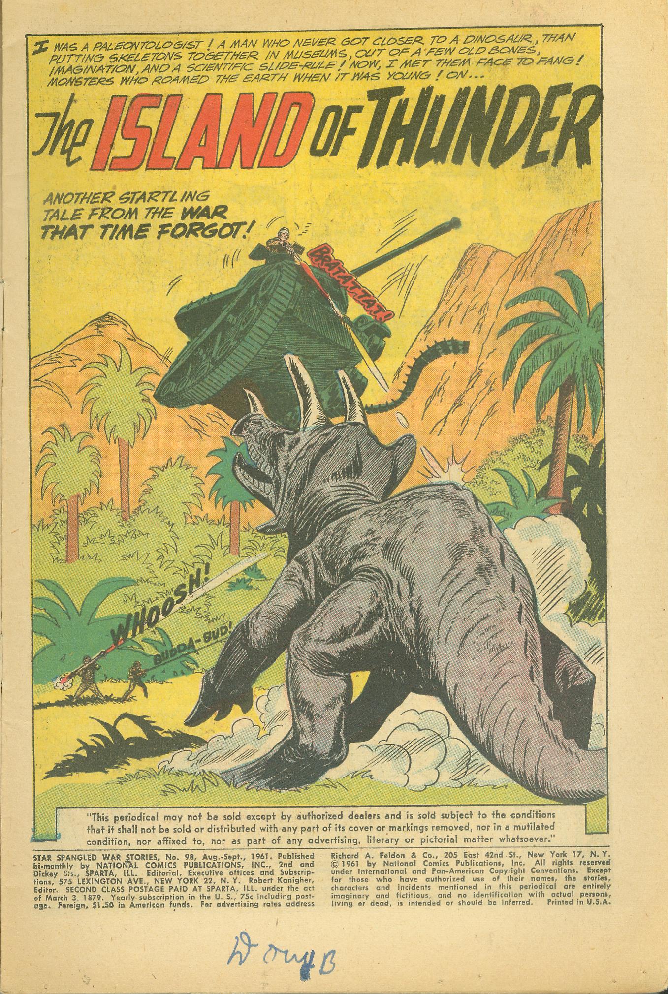 Read online Star Spangled War Stories (1952) comic -  Issue #98 - 3