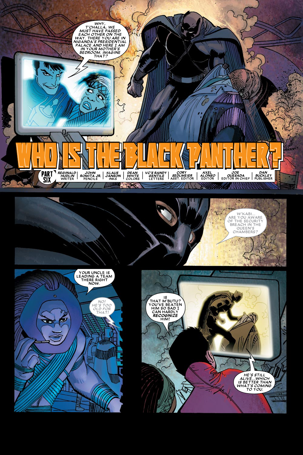 Read online Black Panther (2005) comic -  Issue #6 - 2
