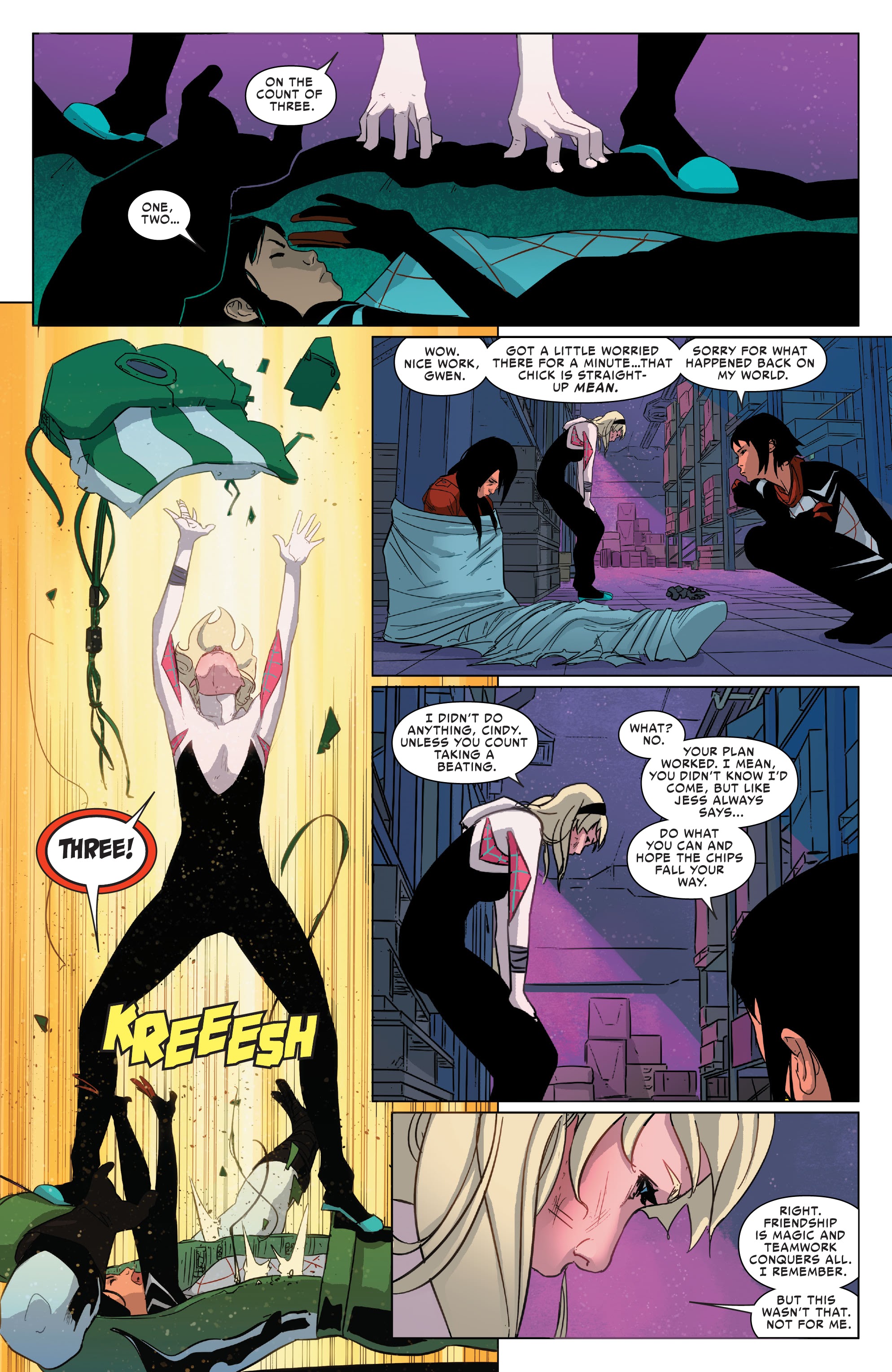Read online Silk: Out of the Spider-Verse comic -  Issue # TPB 2 (Part 3) - 98