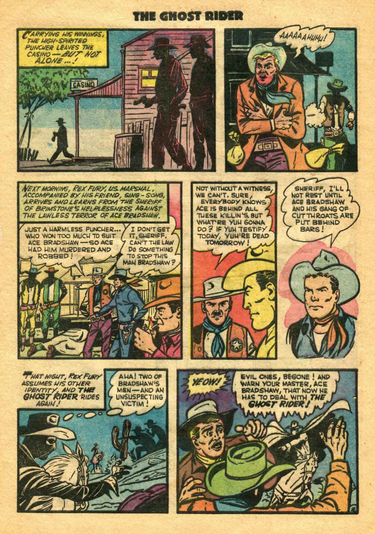 Read online The Ghost Rider (1950) comic -  Issue #5 - 20