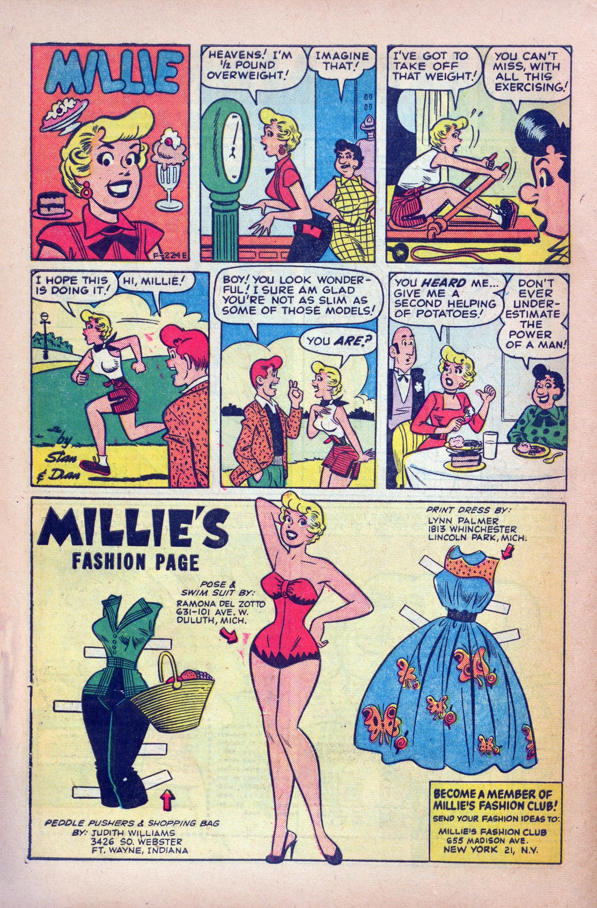 Read online Millie the Model comic -  Issue #58 - 28