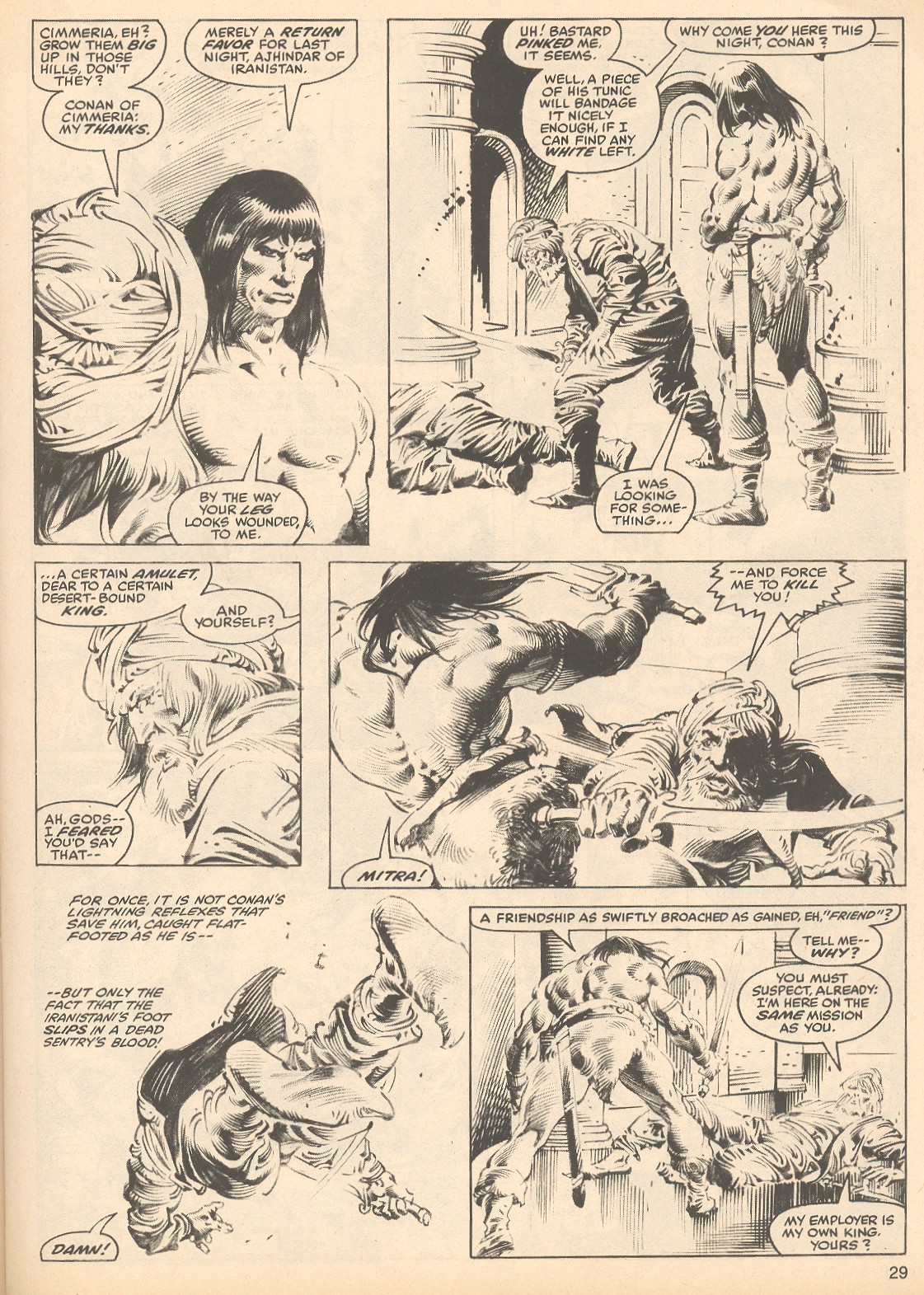 Read online The Savage Sword Of Conan comic -  Issue #53 - 29