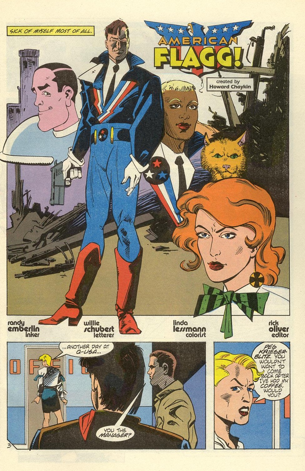 Read online American Flagg! comic -  Issue #39 - 5
