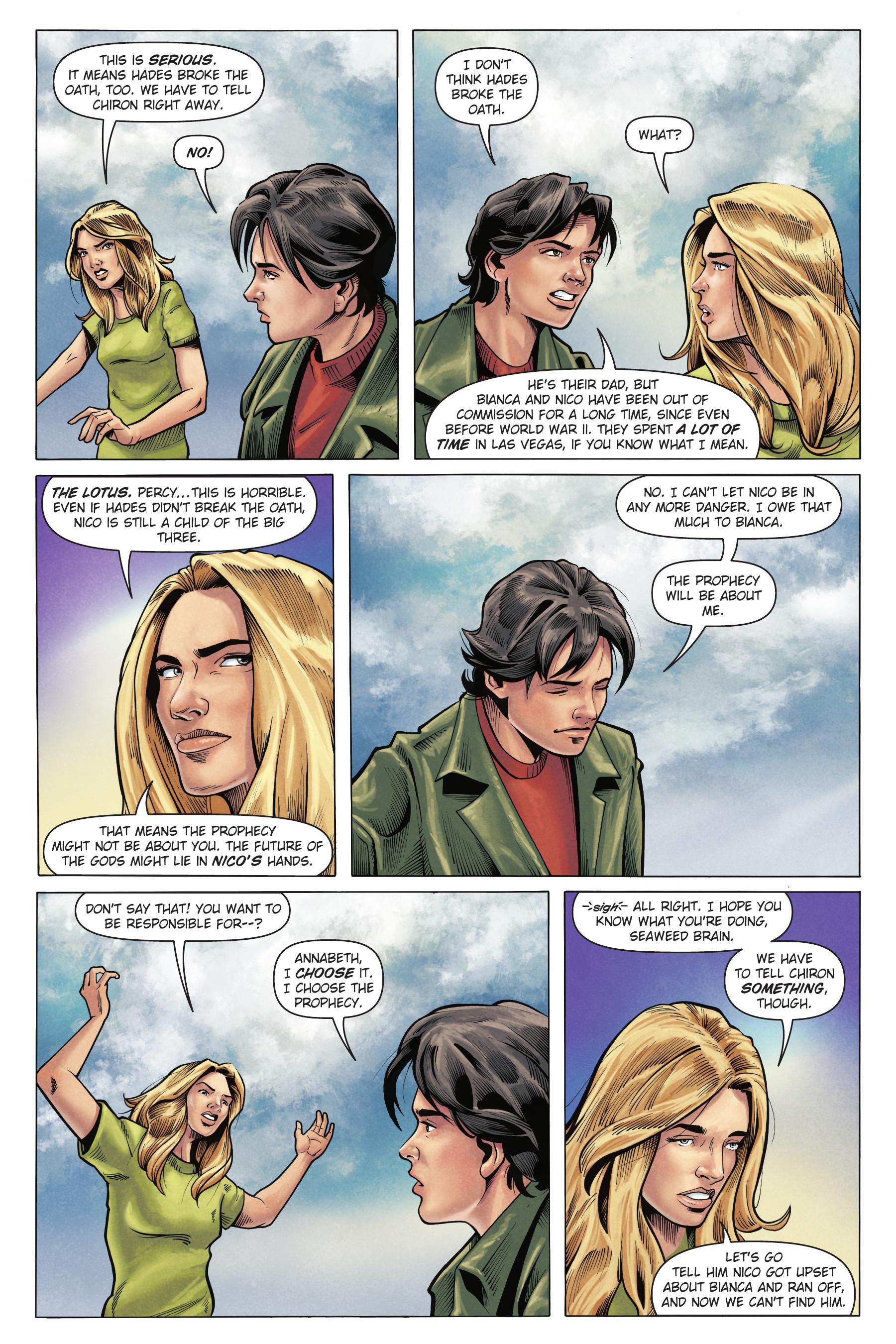 Read online Percy Jackson and the Olympians comic -  Issue # TPB 3 - 126