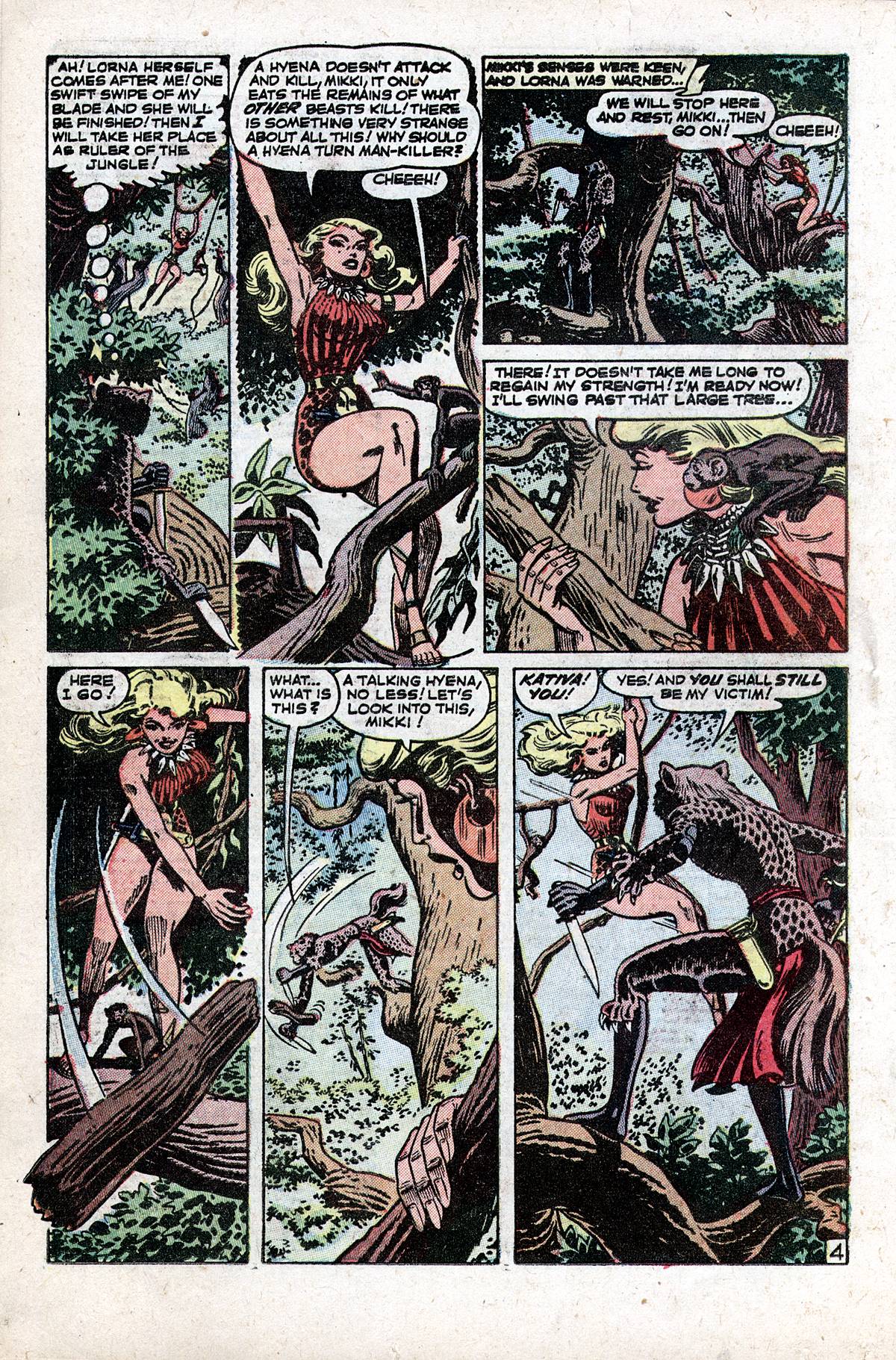 Read online Lorna, The Jungle Girl comic -  Issue #7 - 14