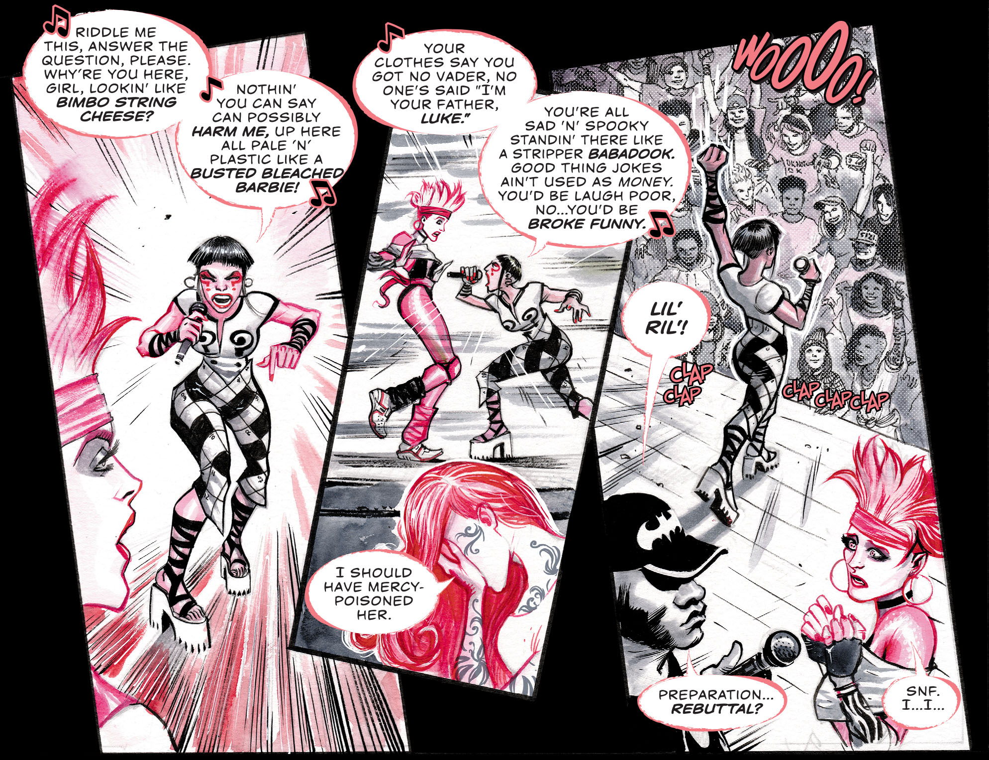 Read online Harley Quinn Black   White   Red comic -  Issue #4 - 11