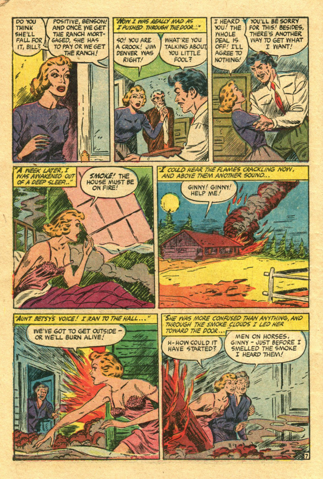 Read online Cowgirl Romances (1950) comic -  Issue #11 - 10