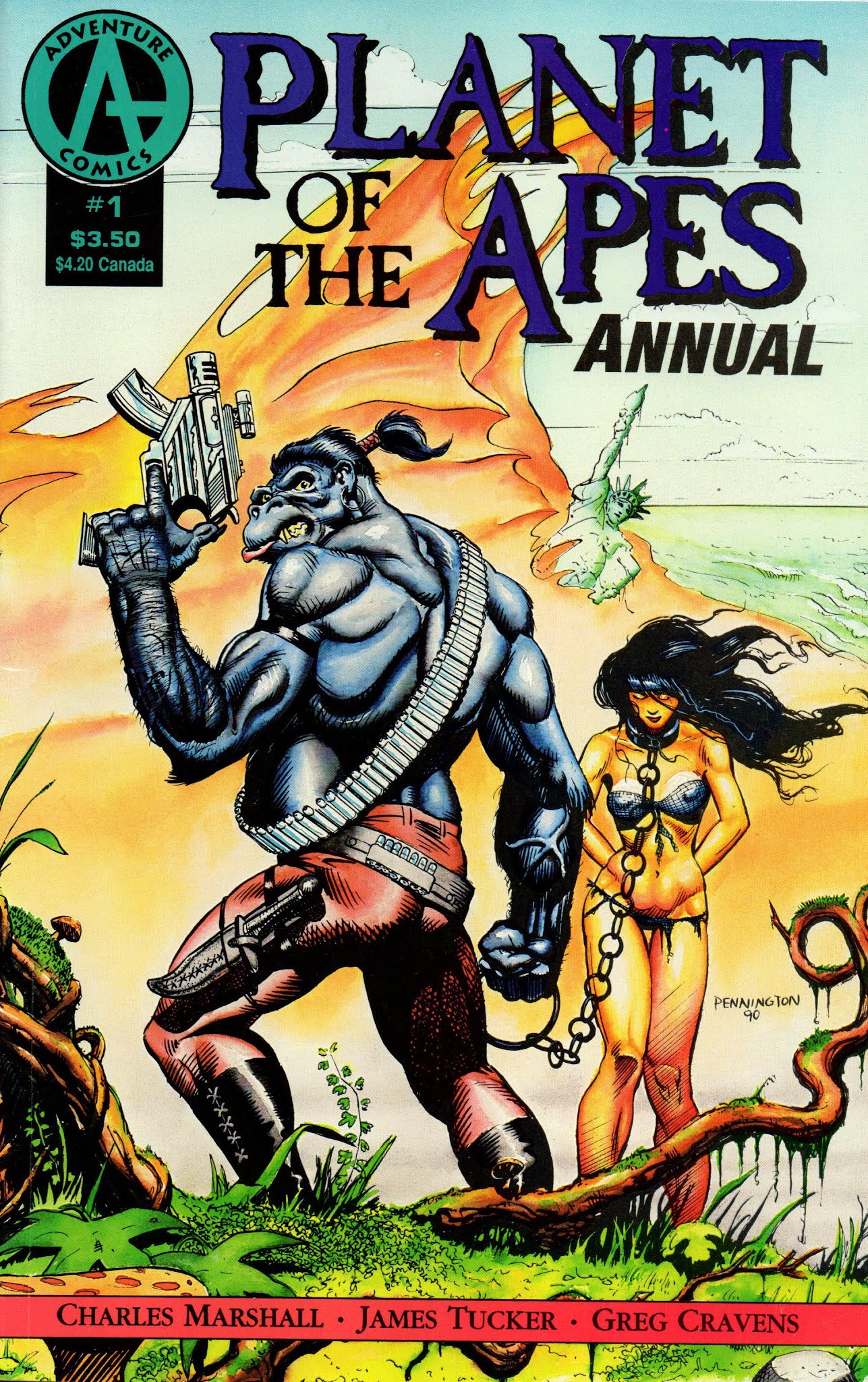 Read online Planet of the Apes (1990) comic -  Issue # Annual 1 - 1