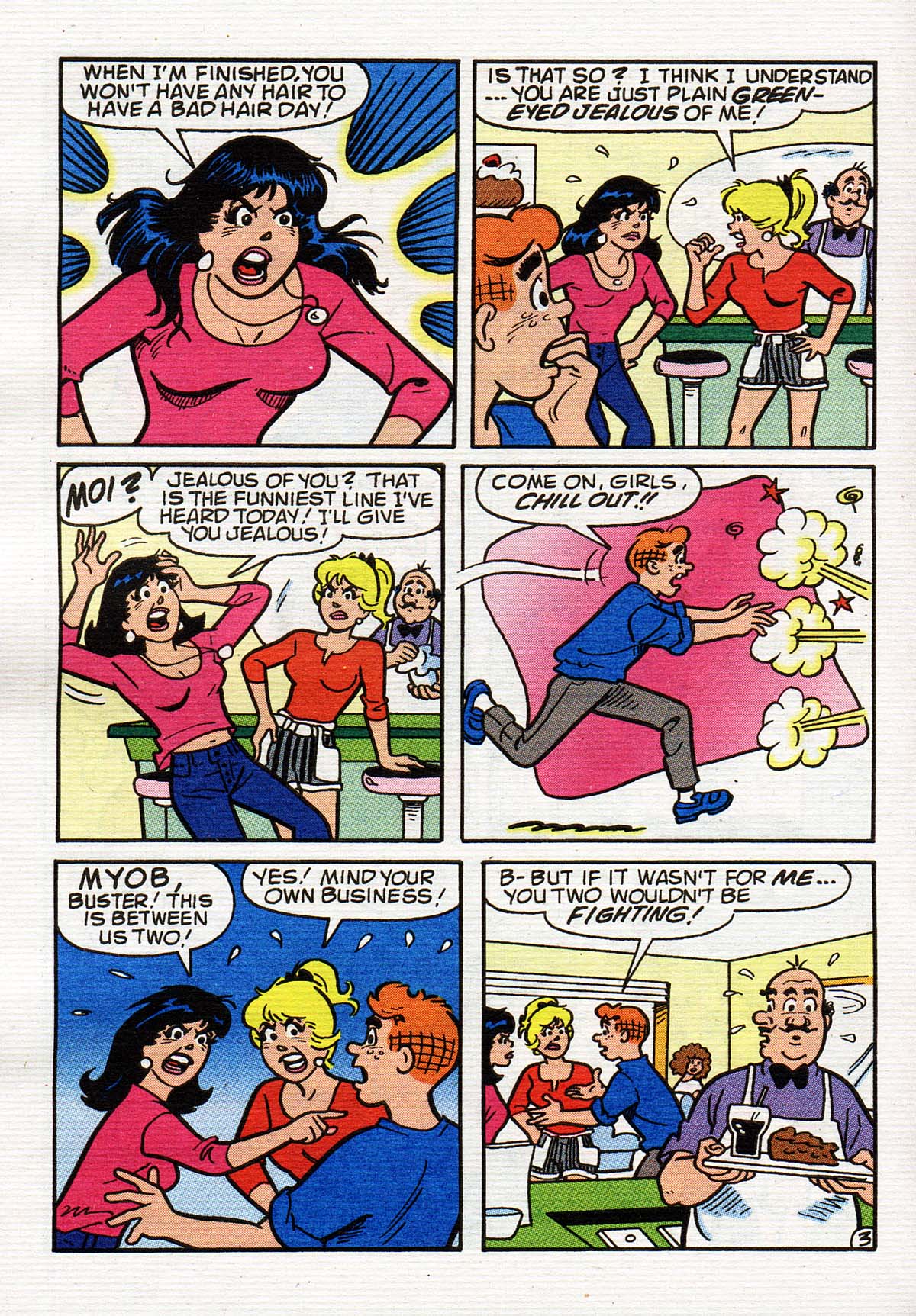 Read online Betty and Veronica Digest Magazine comic -  Issue #124 - 143