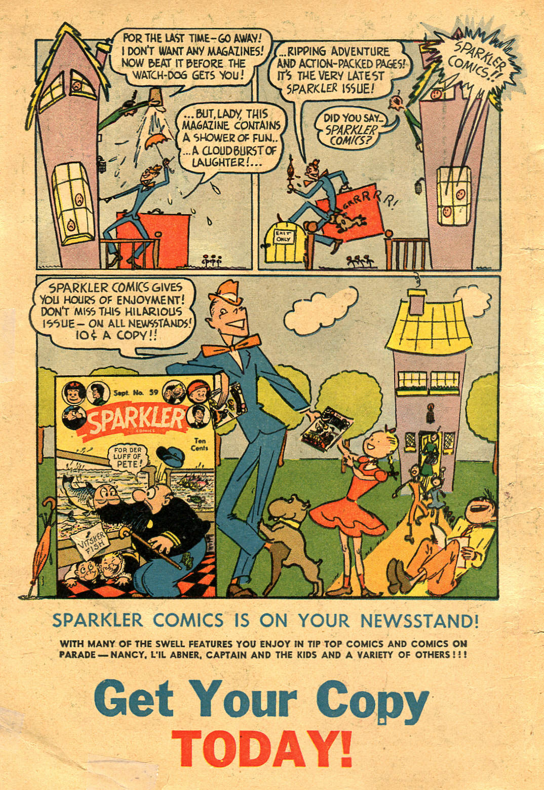 Read online Comics on Parade comic -  Issue #54 - 2