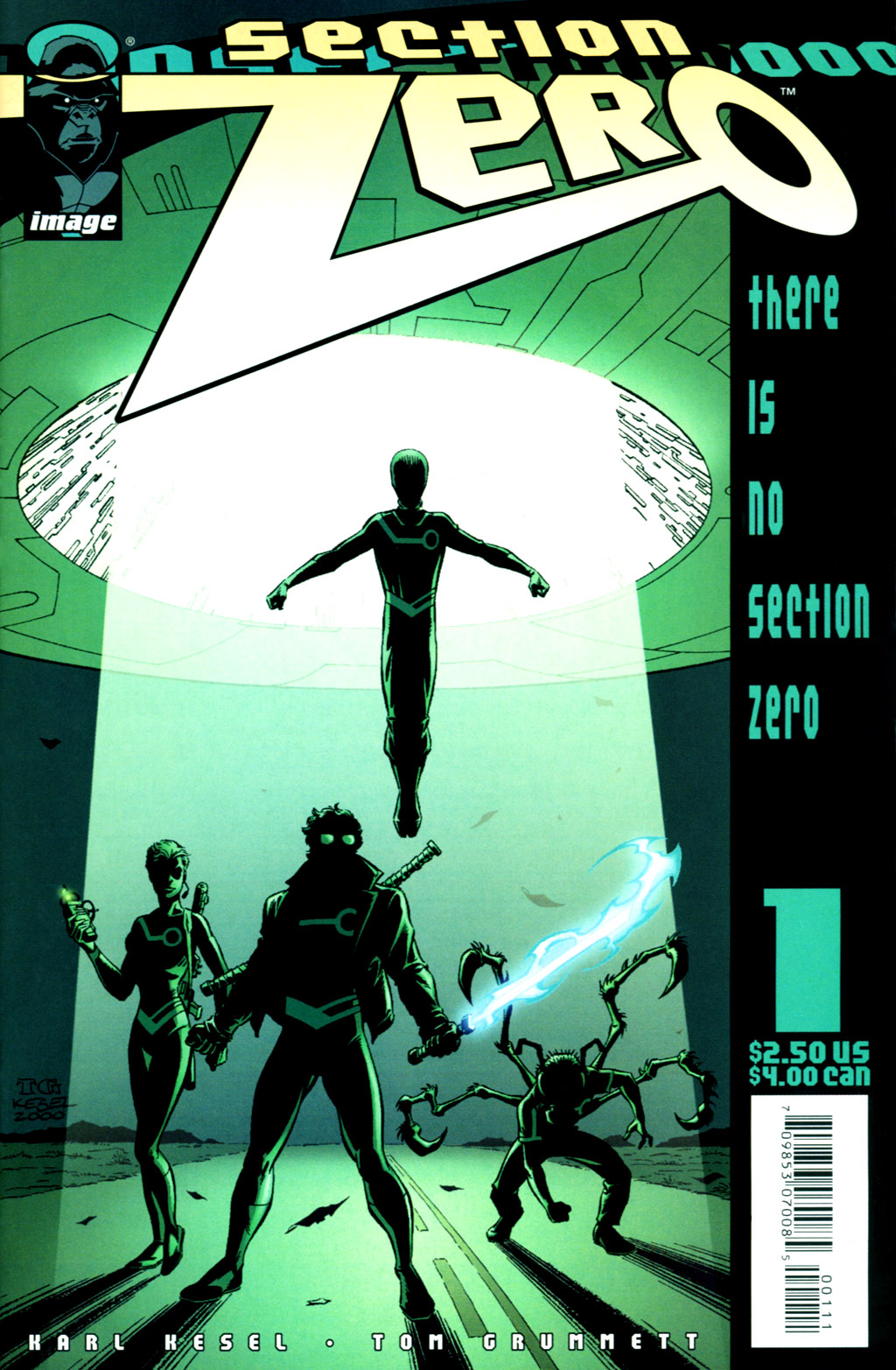 Read online Section Zero comic -  Issue #1 - 1