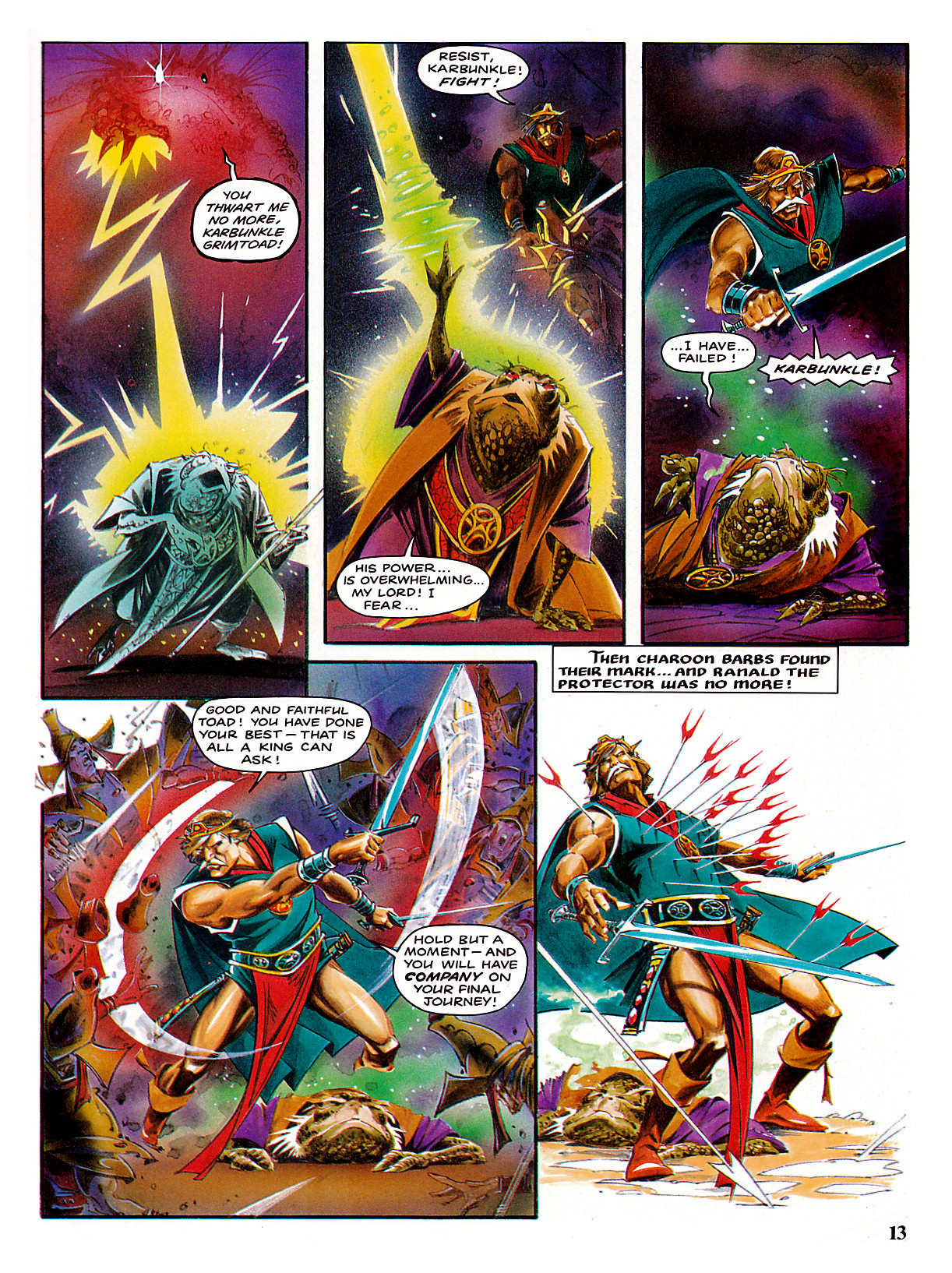 Read online Marvel Graphic Novel comic -  Issue #3 - The Chronicles of Genghis Grimtoad - 13