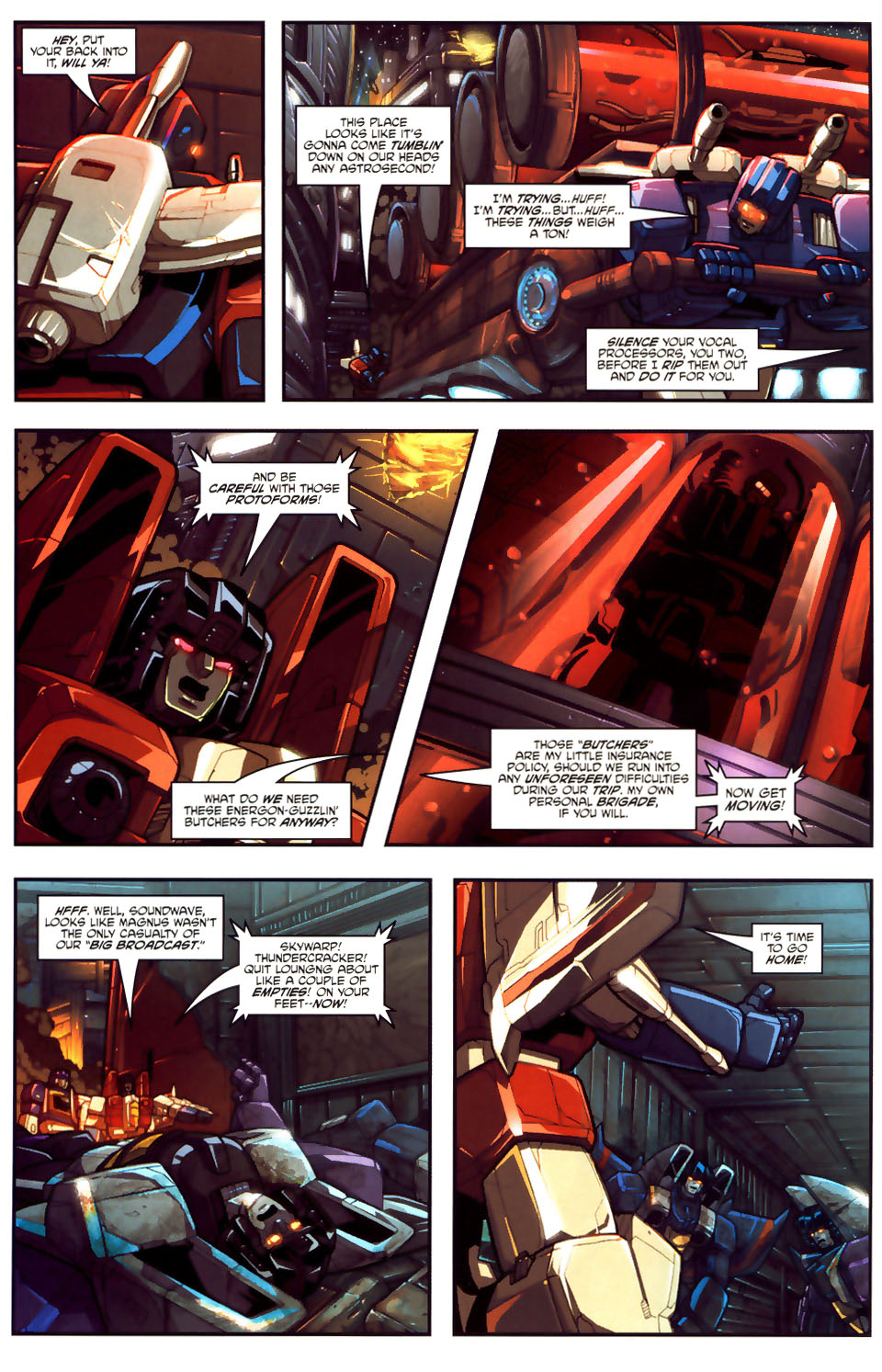 Read online Transformers: Generation 1 (2003) comic -  Issue #6 - 10