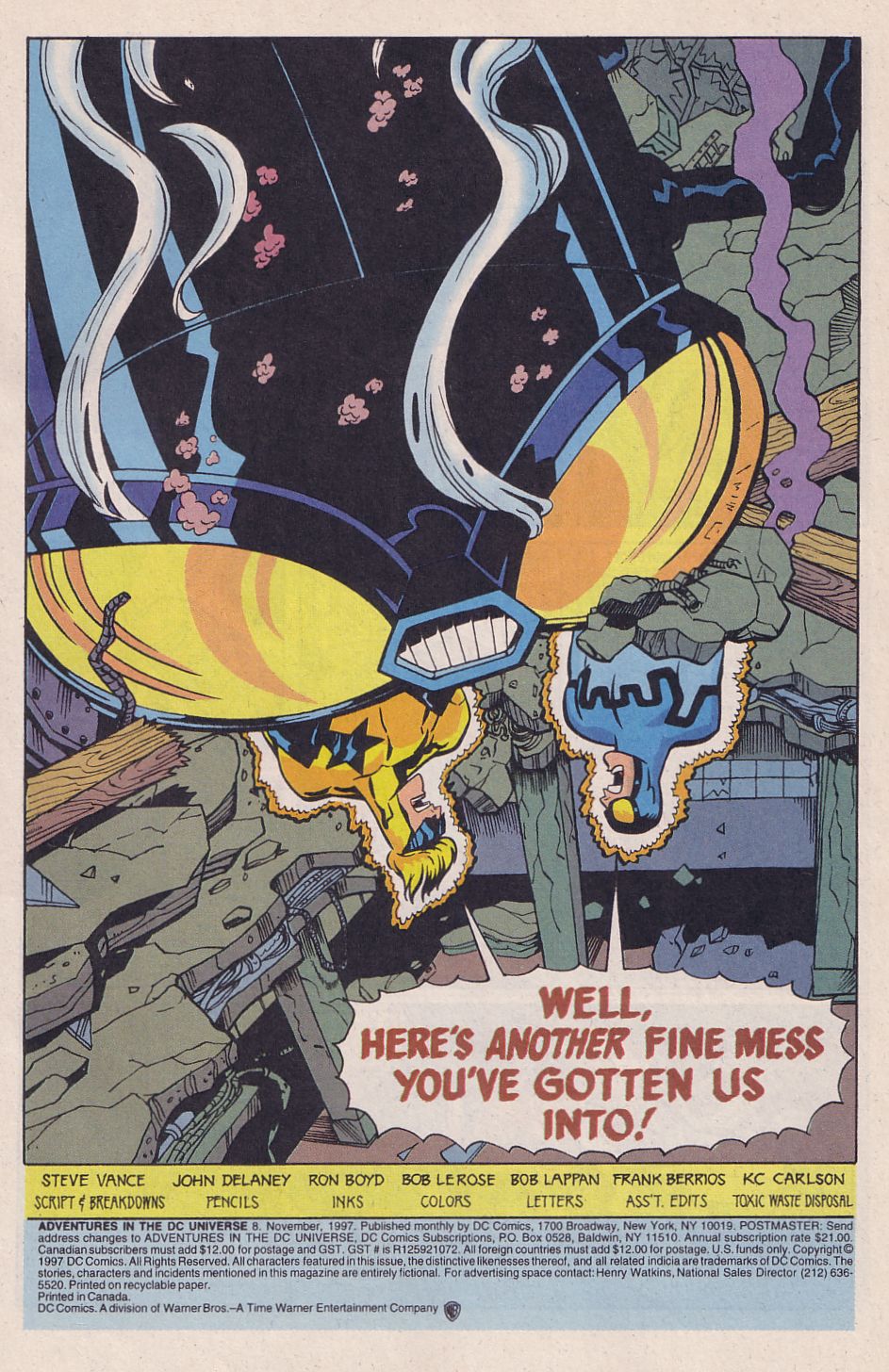 Read online Adventures in the DC Universe comic -  Issue #8 - 2