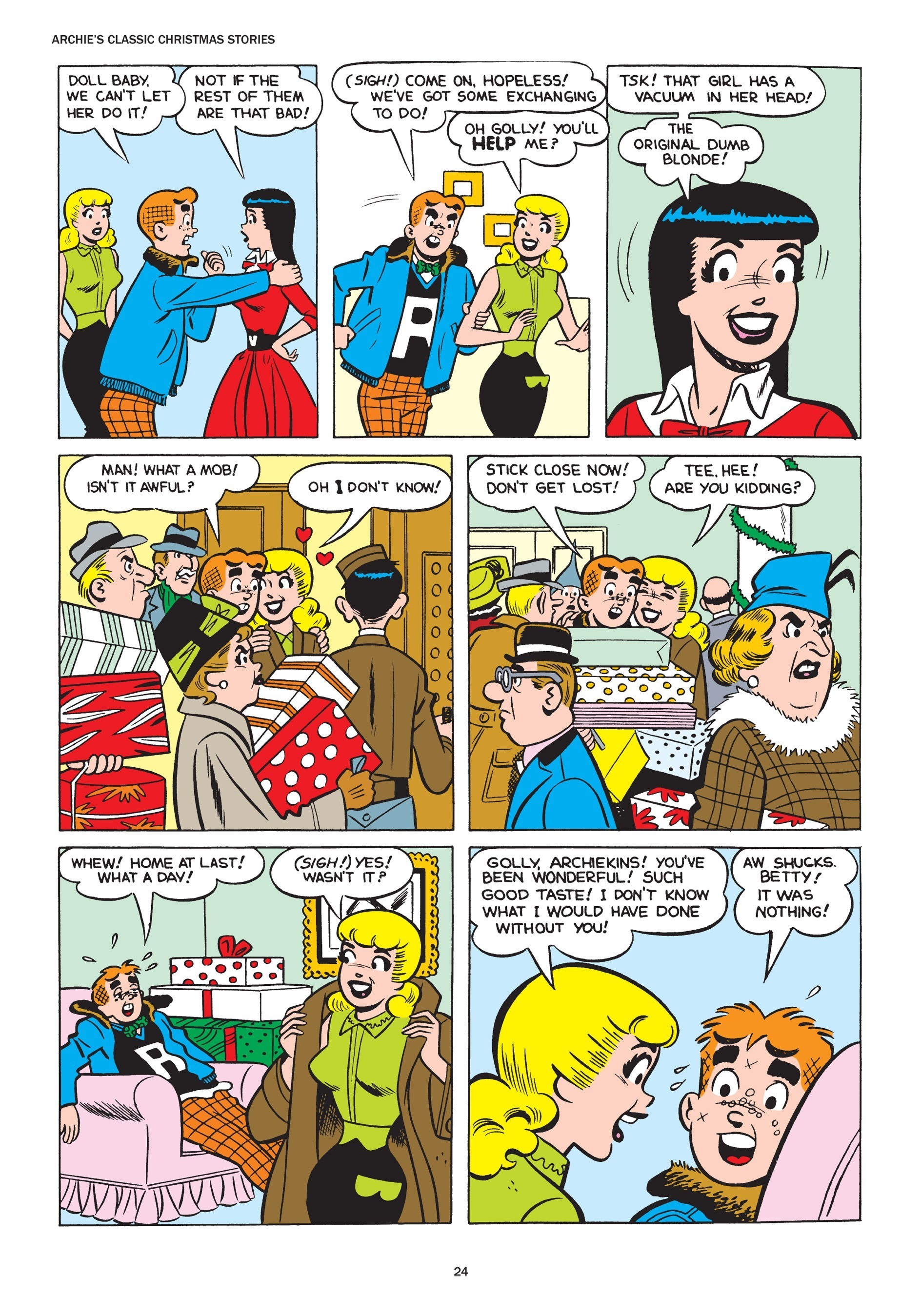 Read online Archie's Classic Christmas Stories comic -  Issue # TPB - 25