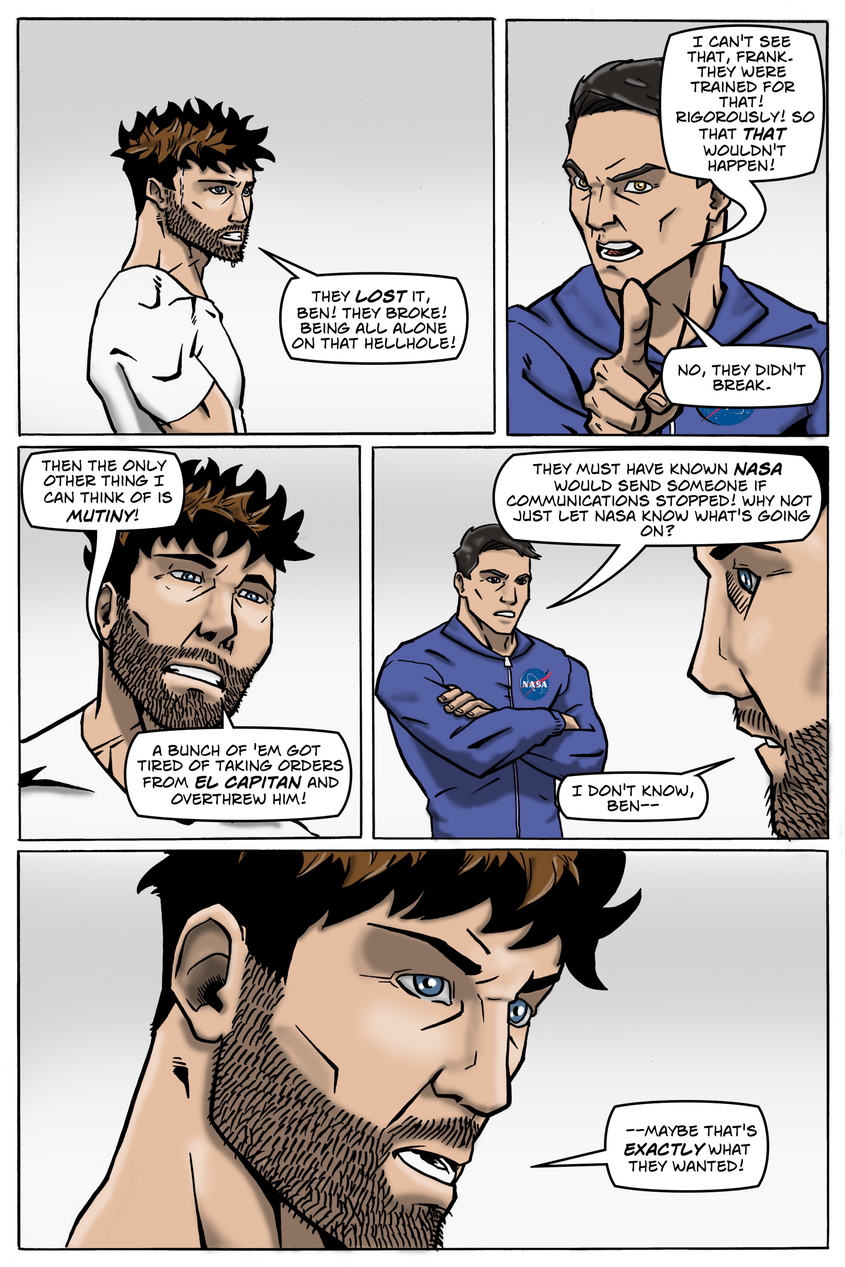 Read online Mars One comic -  Issue #1 - 6