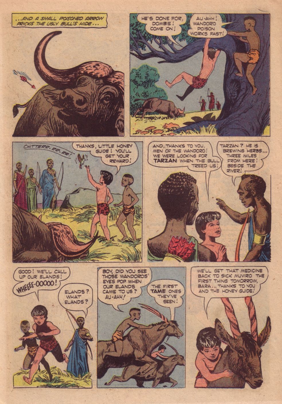 Read online Tarzan (1948) comic -  Issue #59 - 28